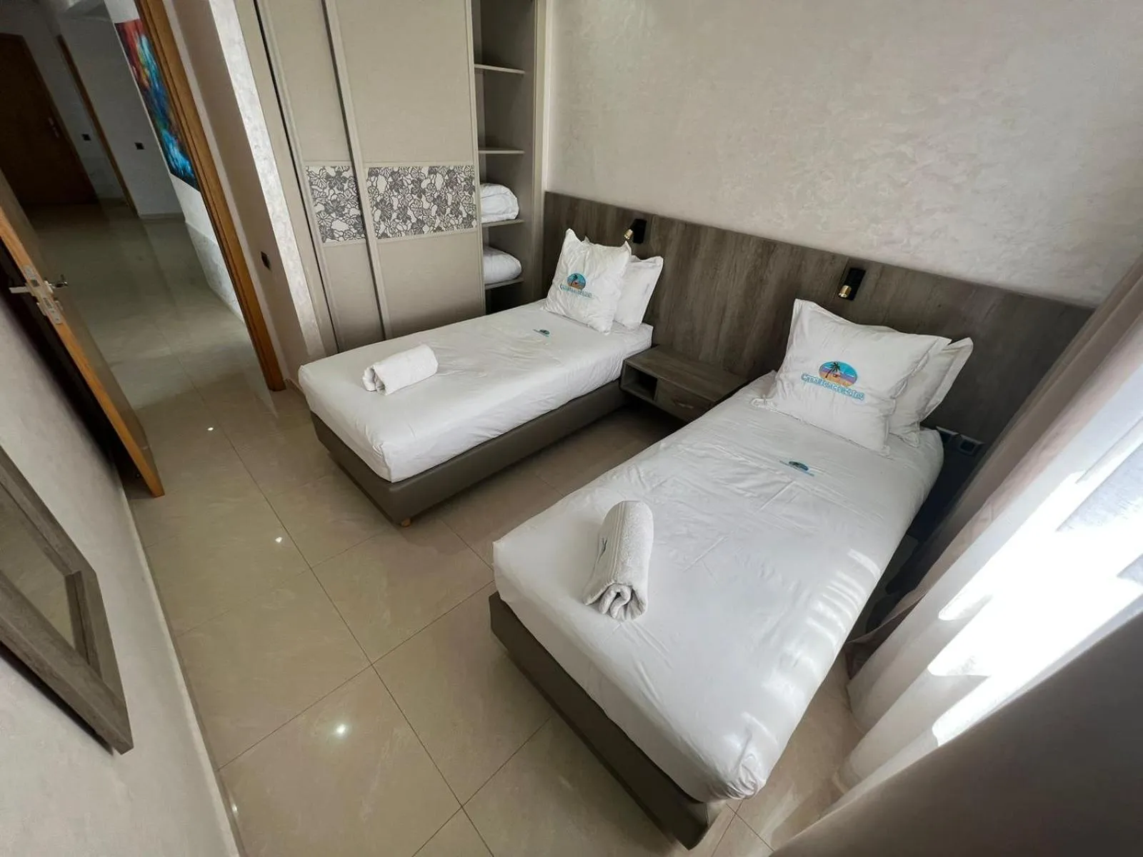 Bed in CASA BEACH HOTEL