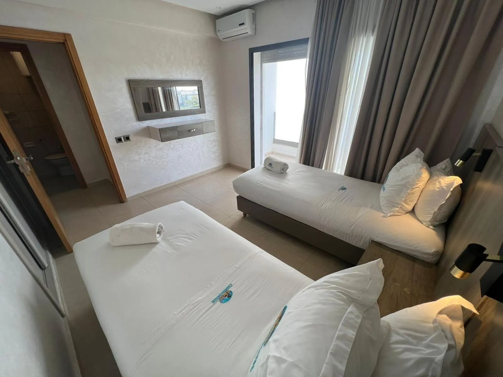 Bed in CASA BEACH HOTEL