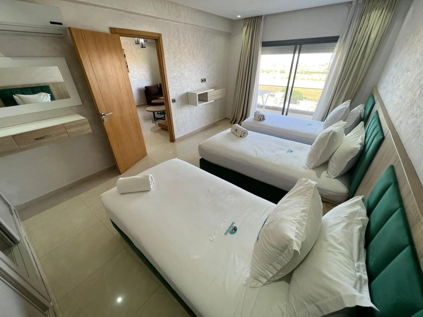 Bed in CASA BEACH HOTEL