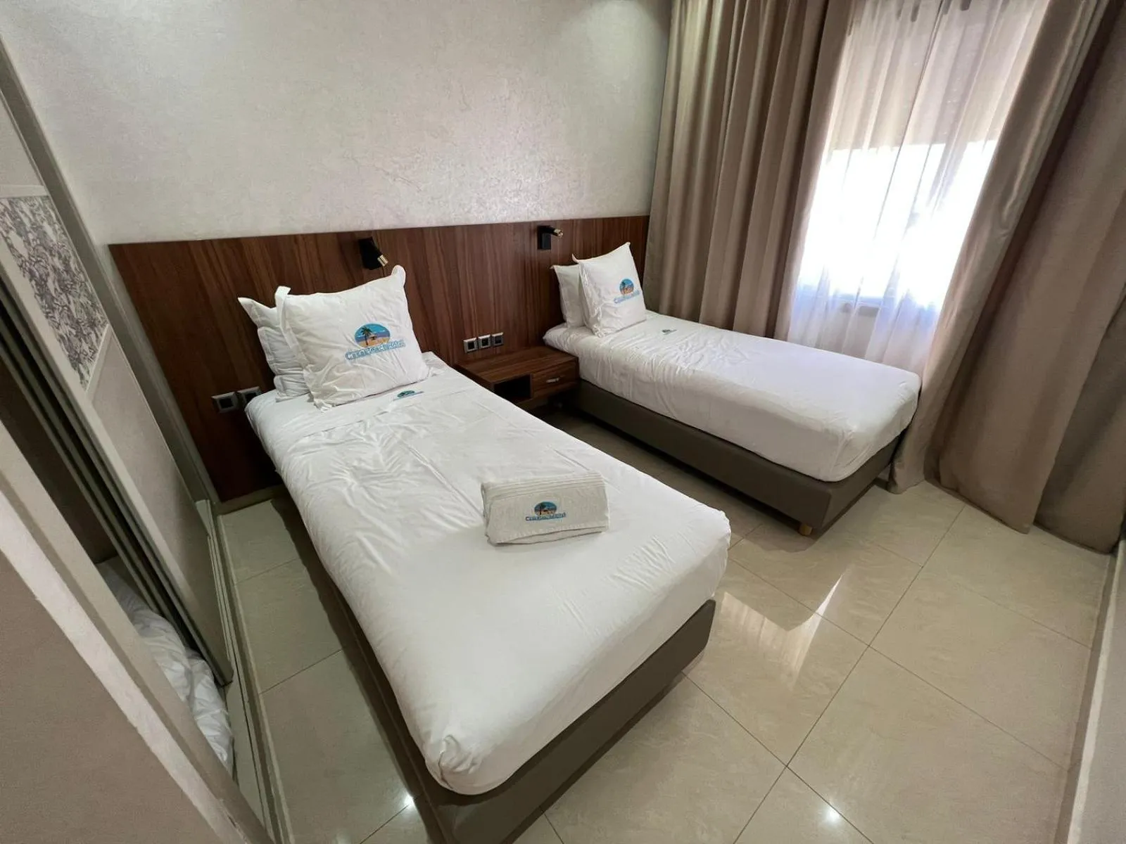 Bed in CASA BEACH HOTEL