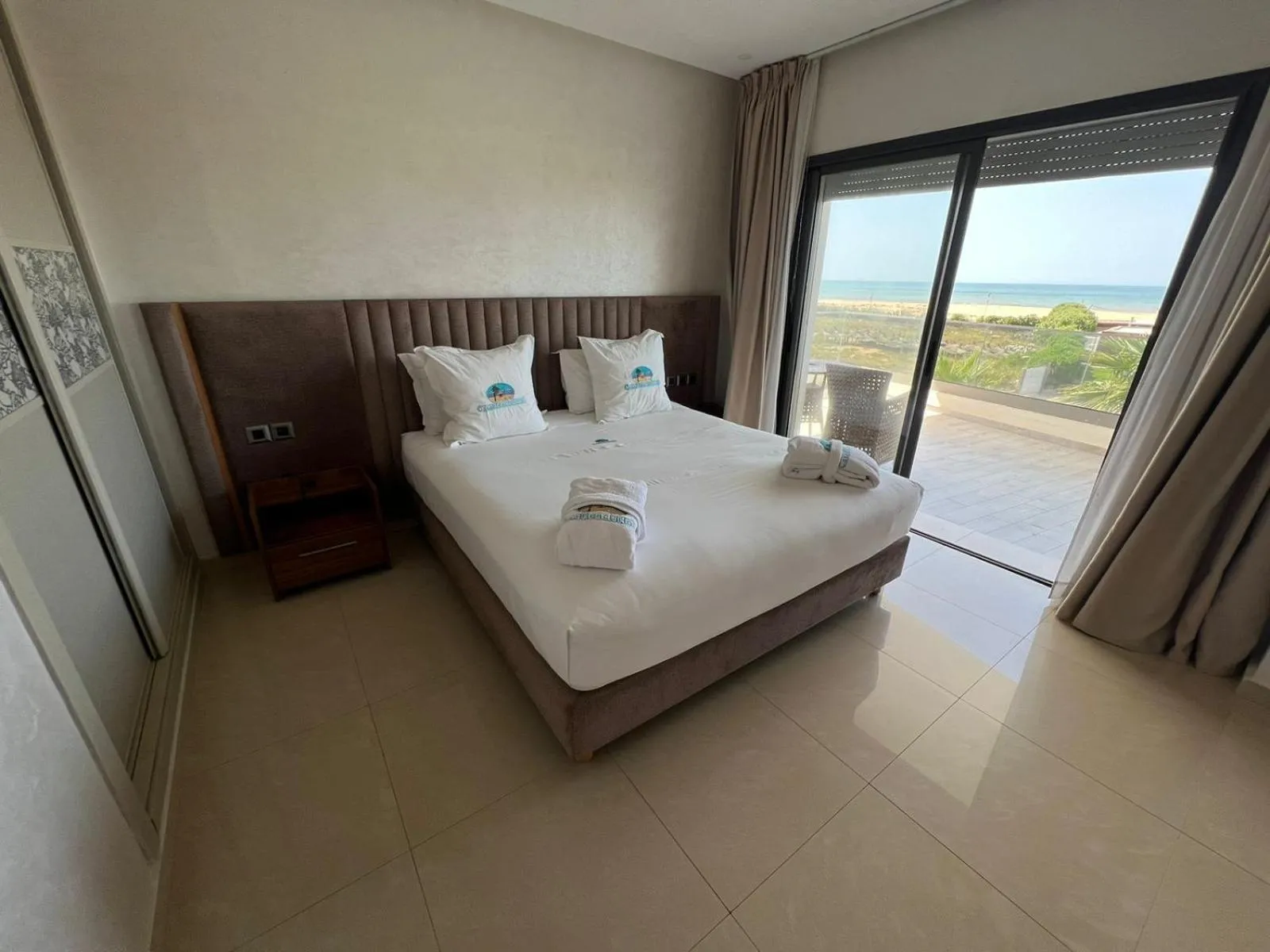 Bed in CASA BEACH HOTEL