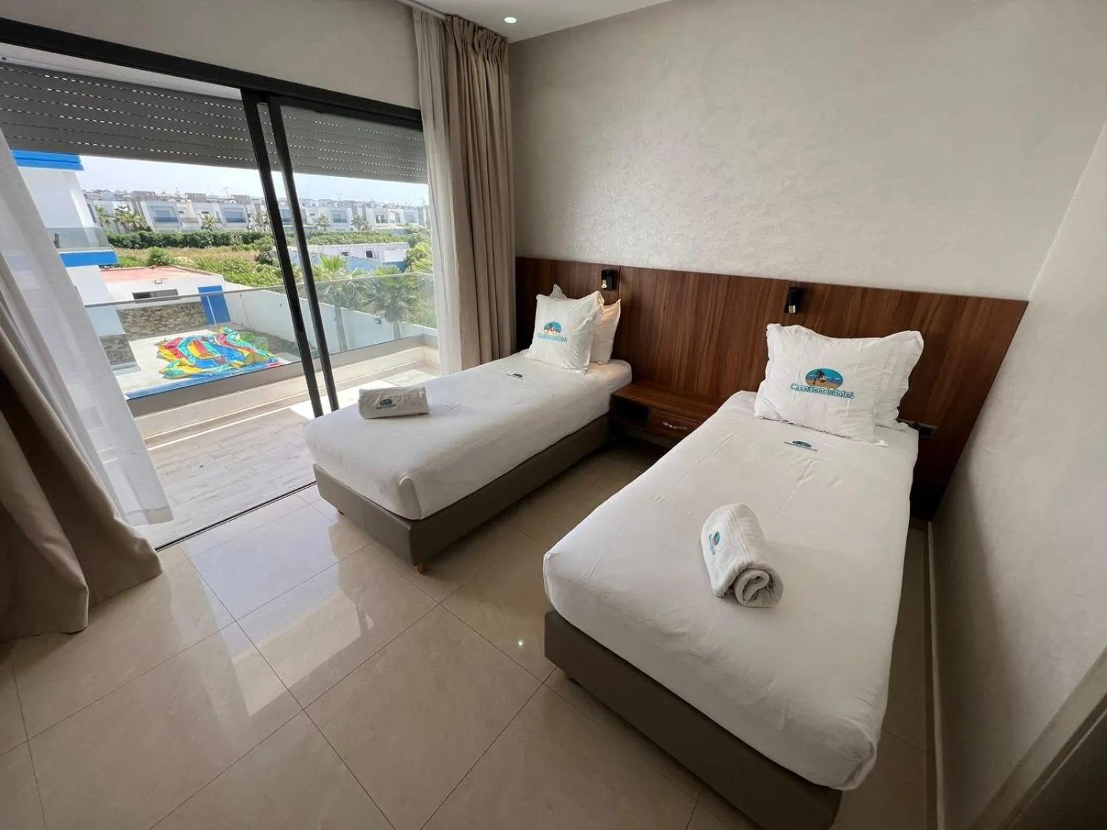 Bed in CASA BEACH HOTEL