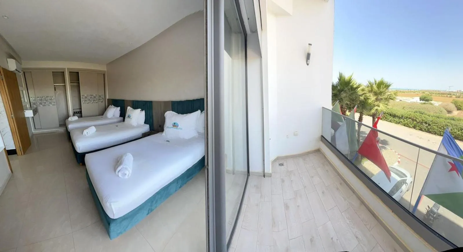 Bed in CASA BEACH HOTEL
