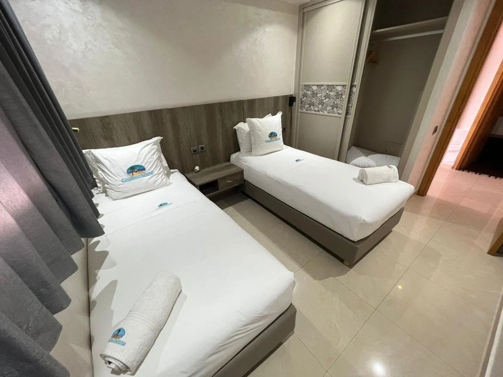 Bed in CASA BEACH HOTEL