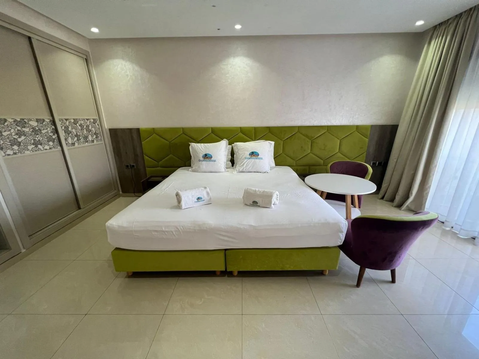 Bed in CASA BEACH HOTEL