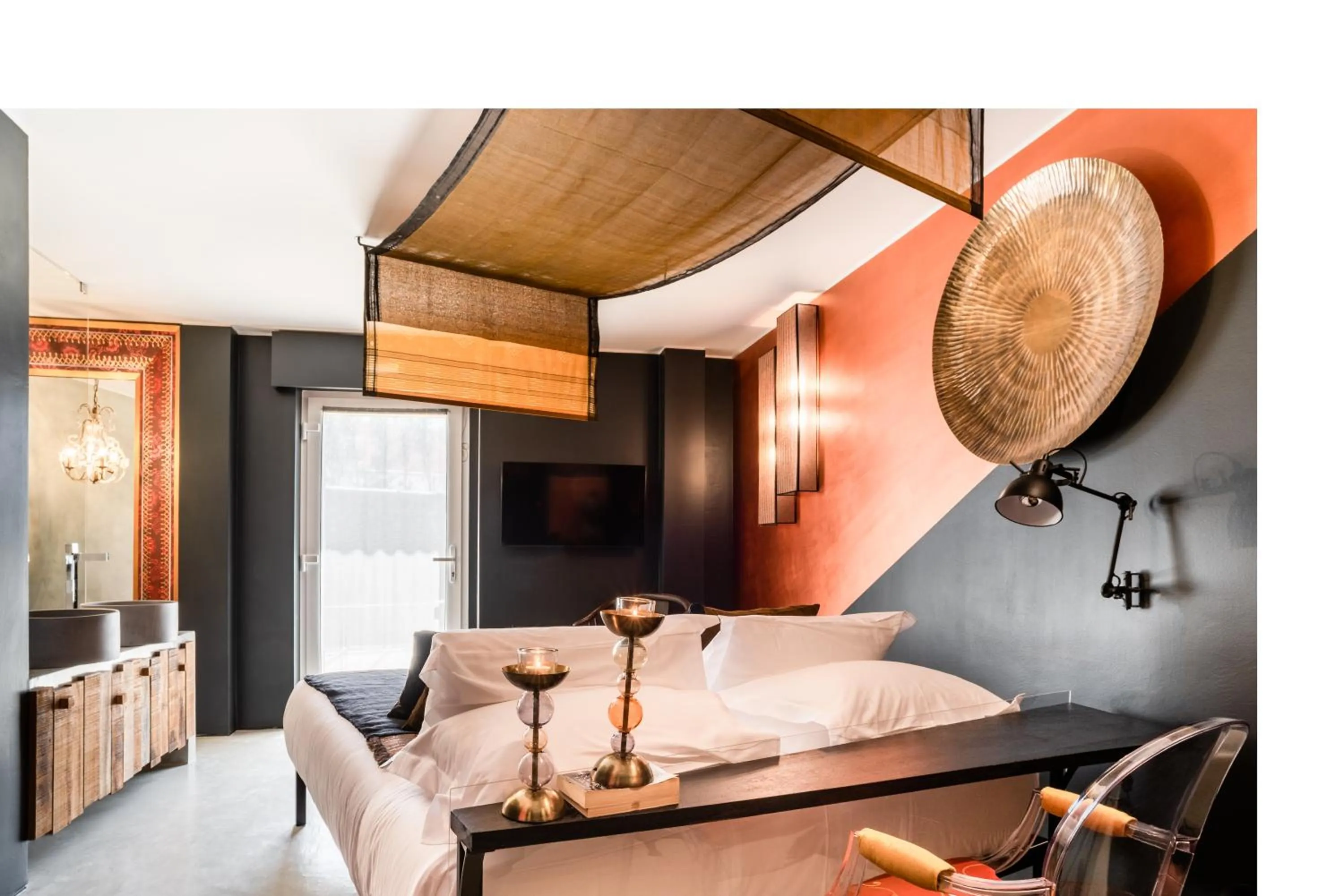 Bedroom, Bed in Colégio Charm House