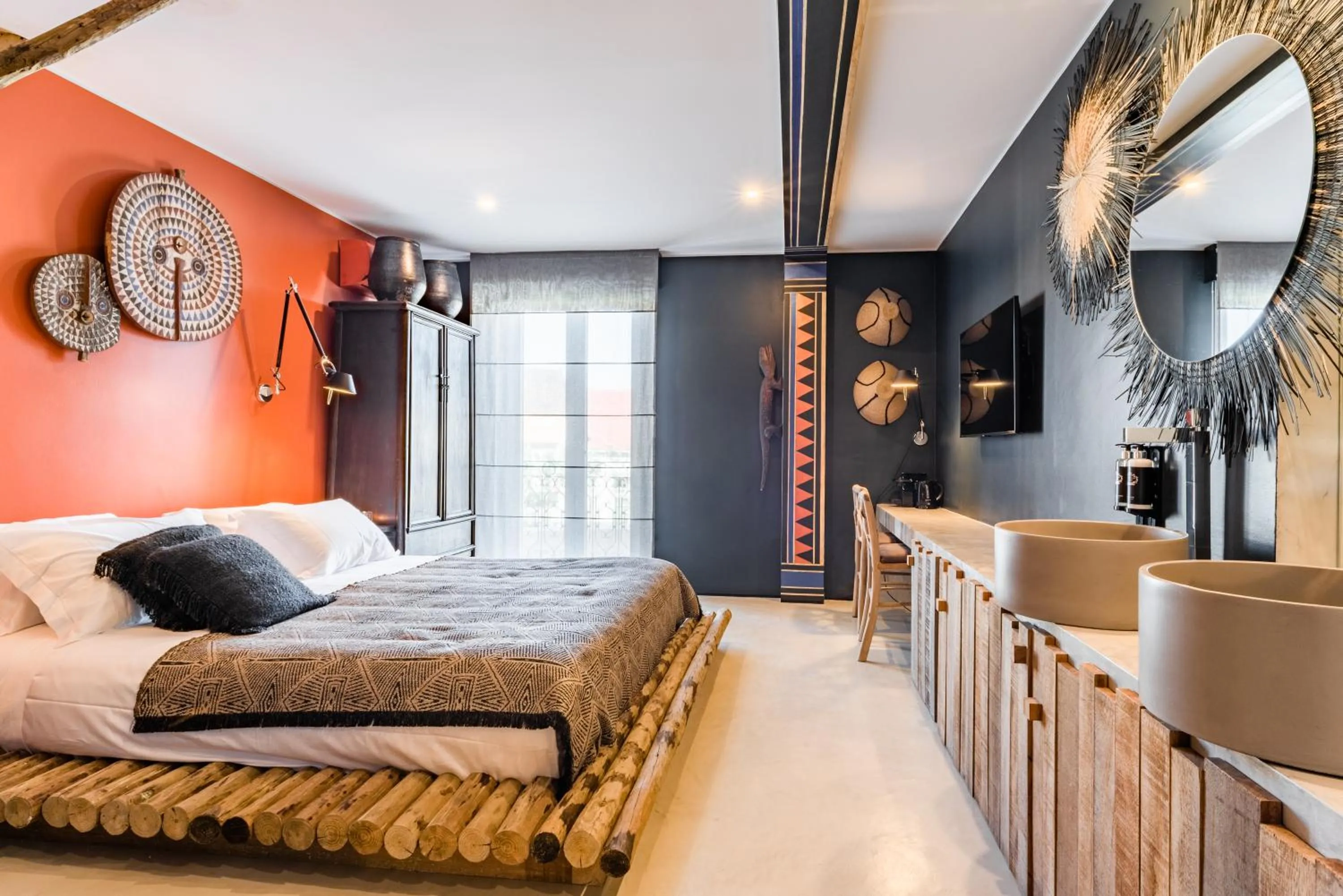 Bedroom, Bed in Colégio Charm House