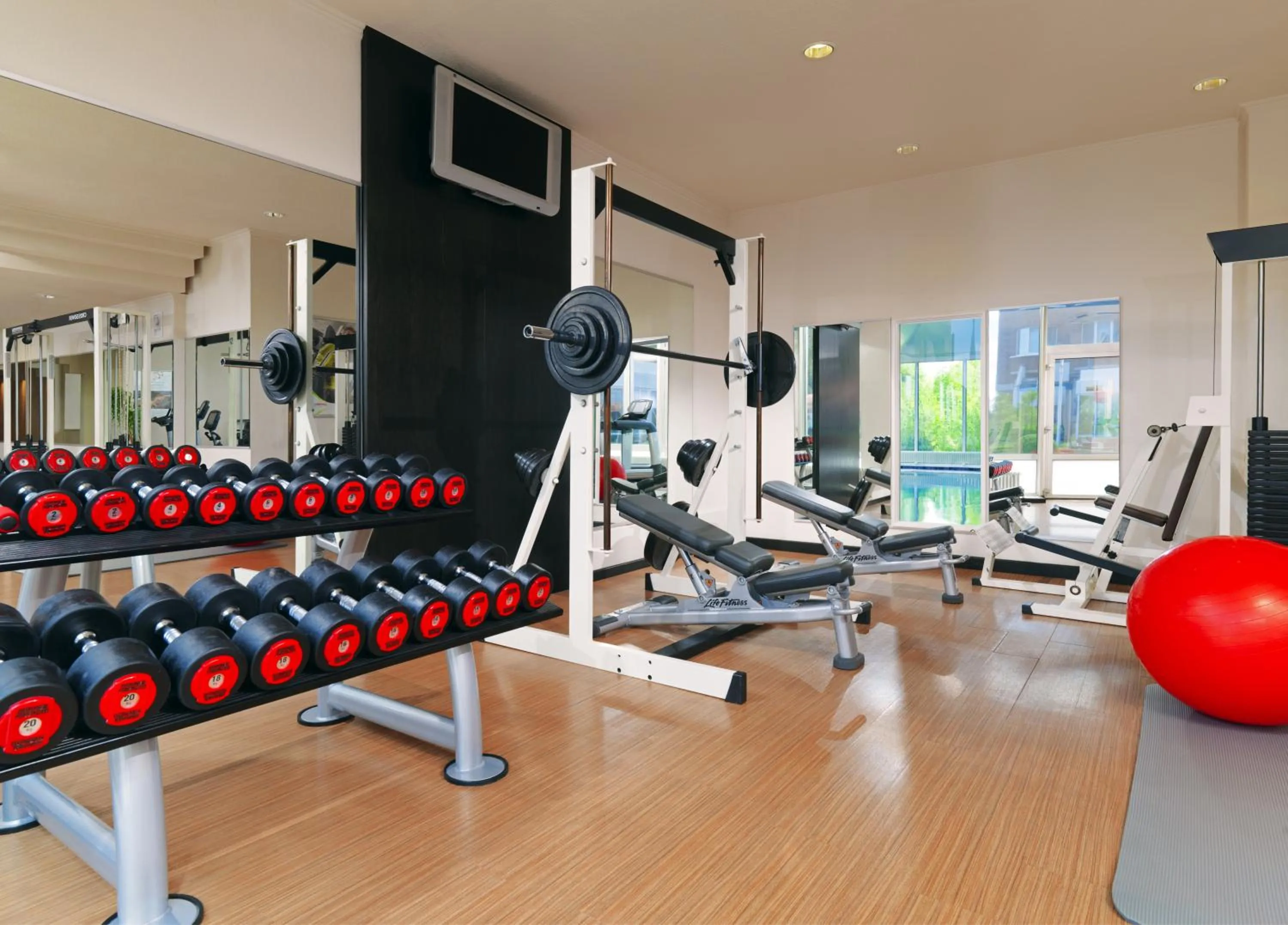 Fitness centre/facilities in Heidelberg Marriott Hotel