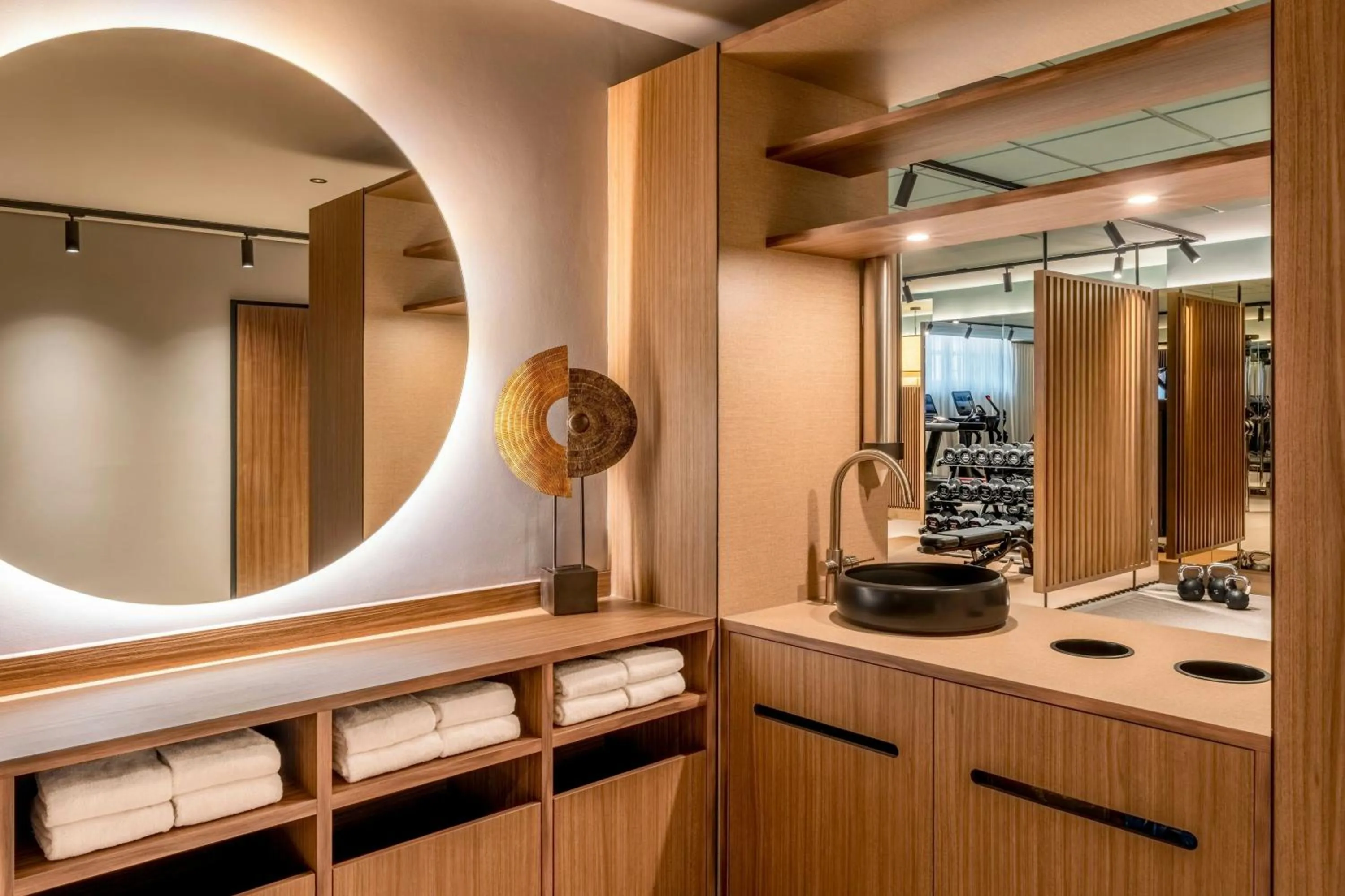 Fitness centre/facilities in Cologne Marriott Hotel