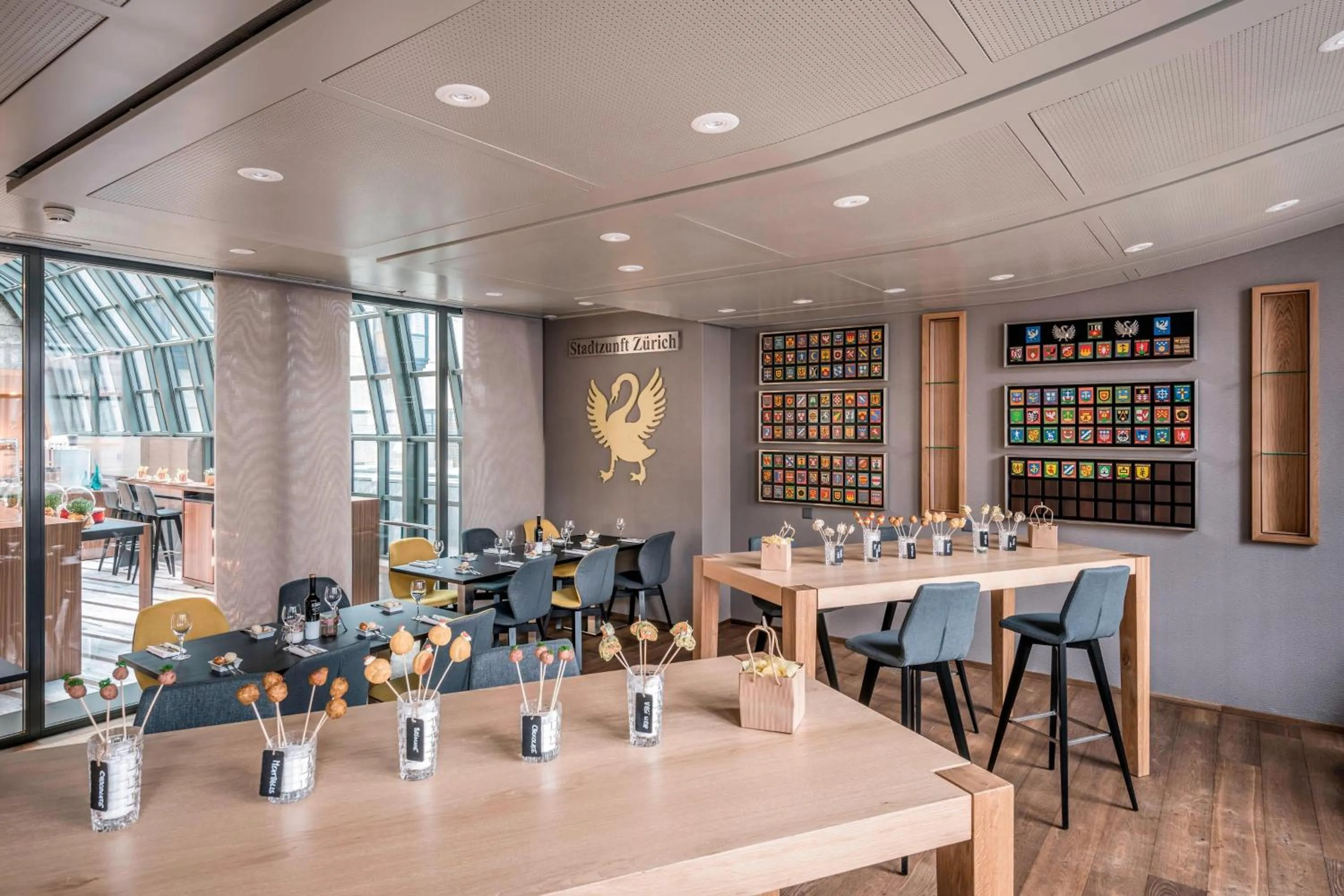 Lobby or reception in Zurich Marriott Hotel