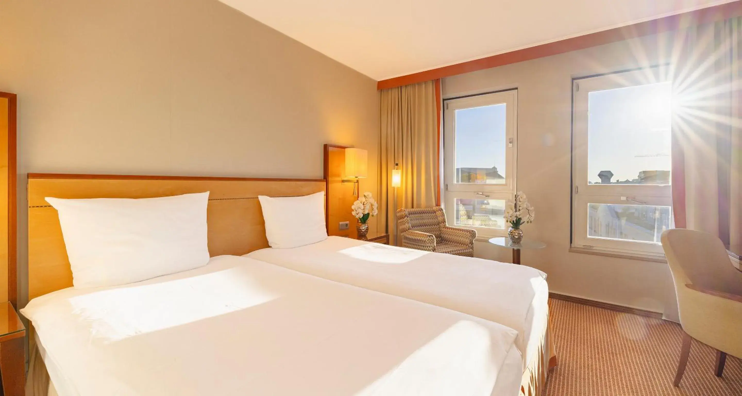 View (from property/room), Bed in The Q - Quadro City Hotel View (from property/room), Bed in The Q - Quadro City Hotel