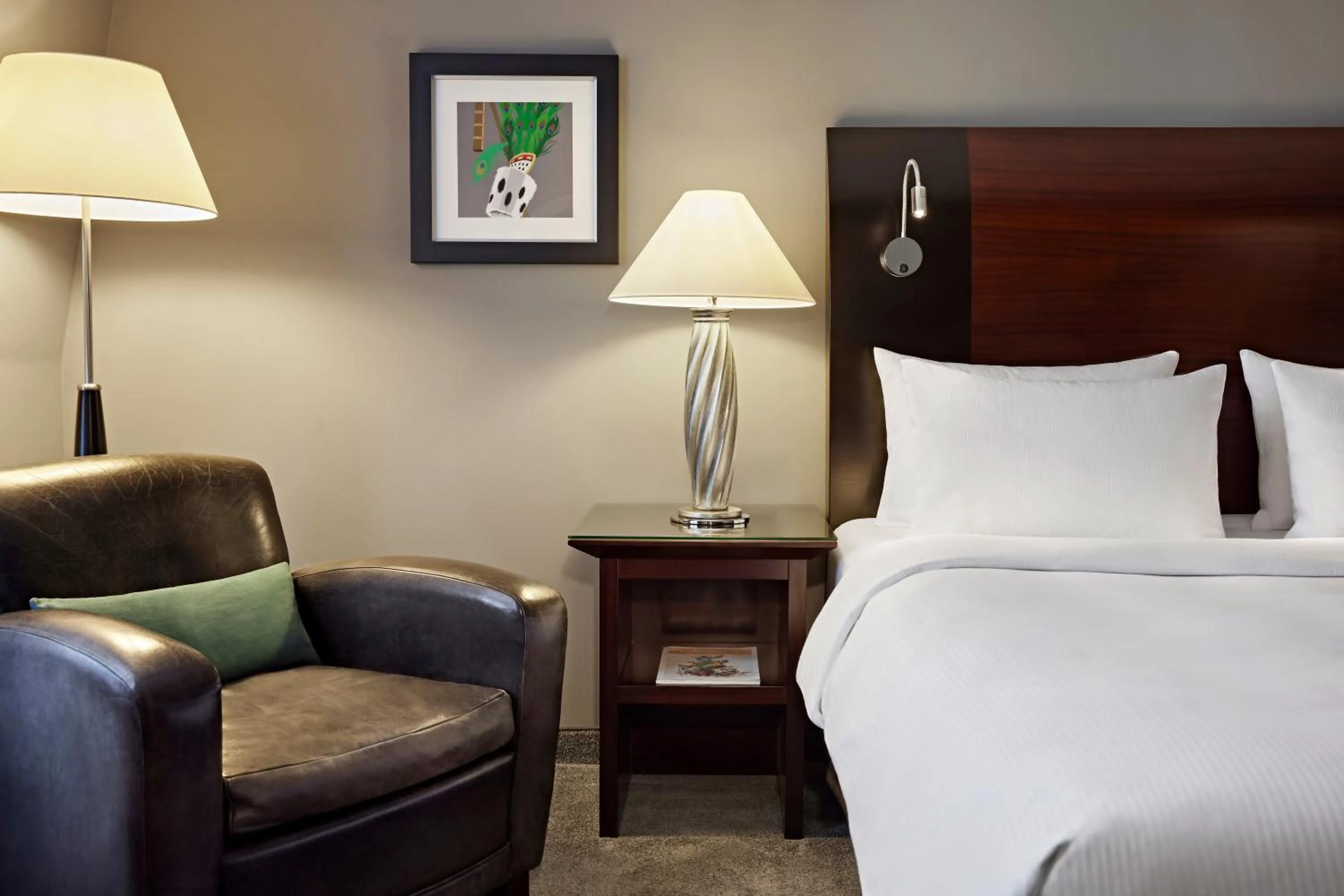 Bed in Lindner Hotel Cologne City Plaza, part of JdV by Hyatt