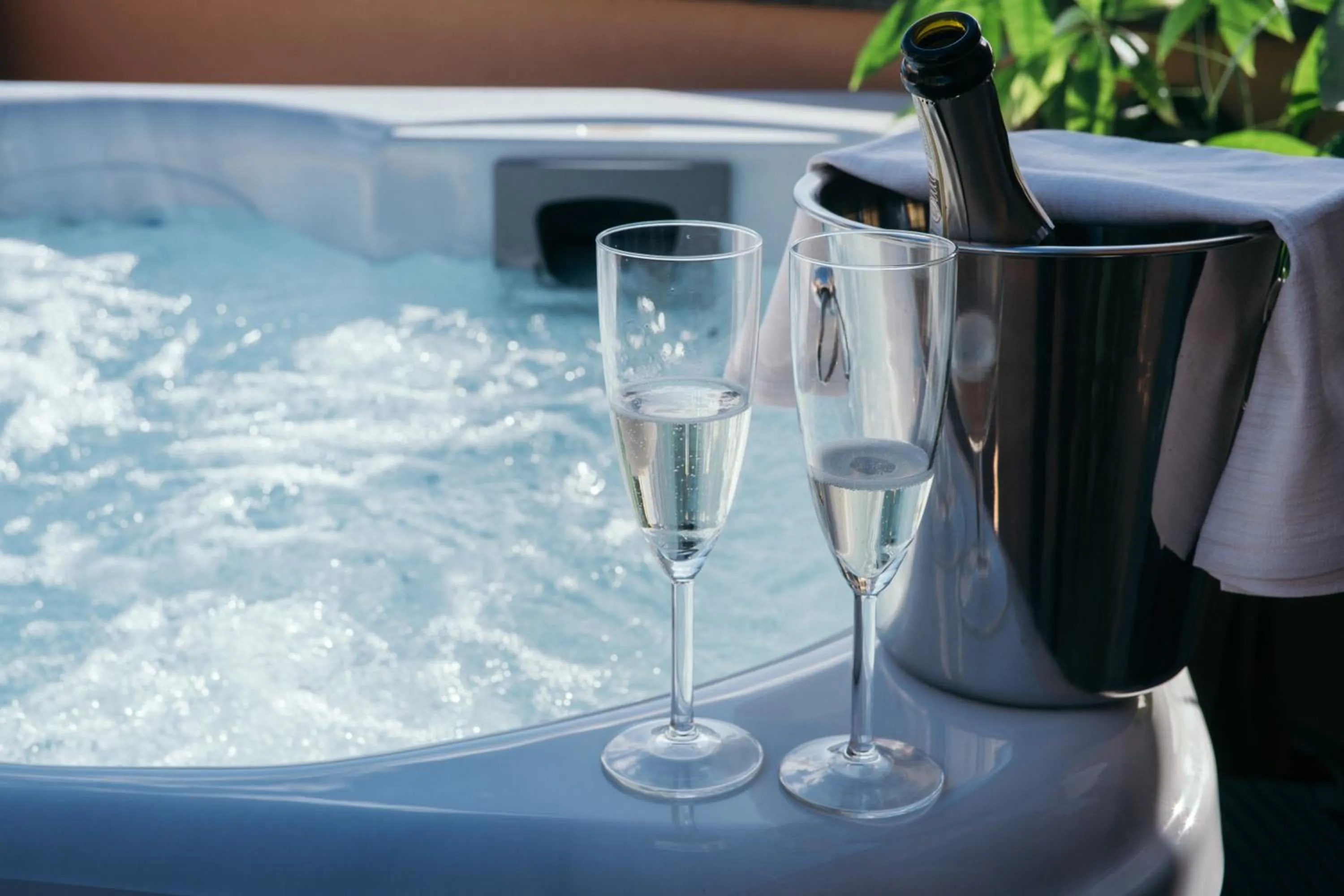 Hot Tub in Amiata Suite