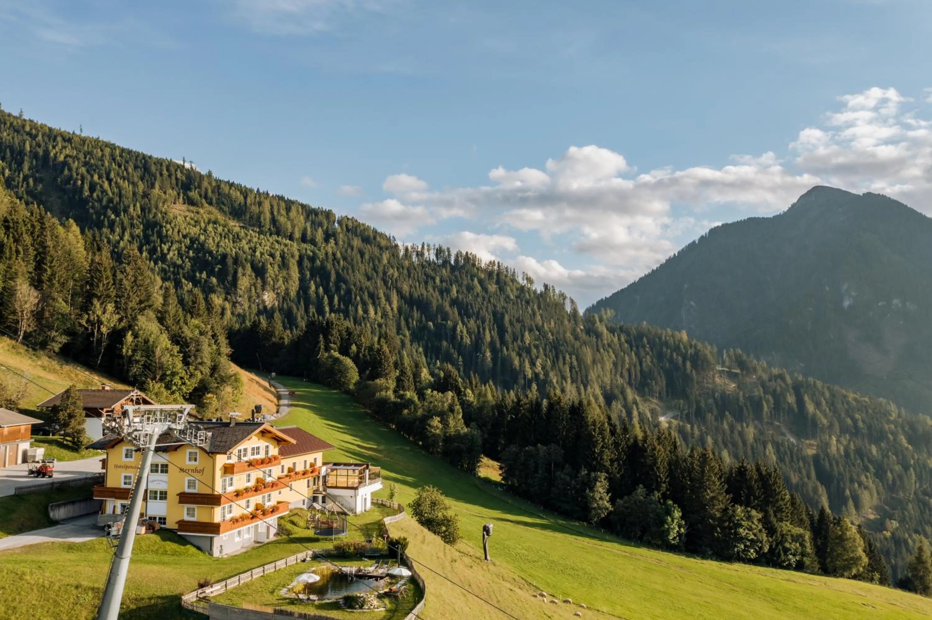Natural landscape in Alpendorf Hotel Stern