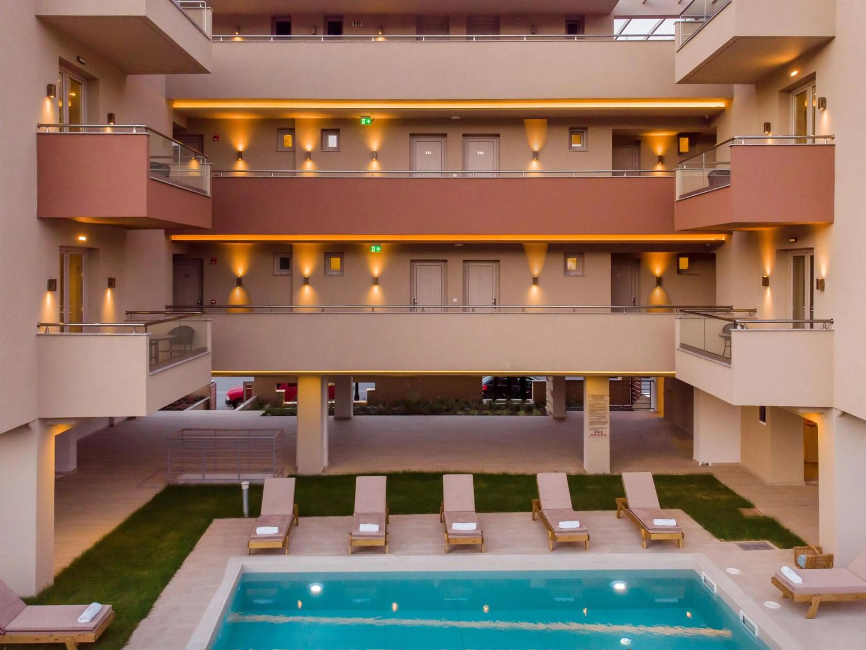 Property building in Makris Luxury Rooms