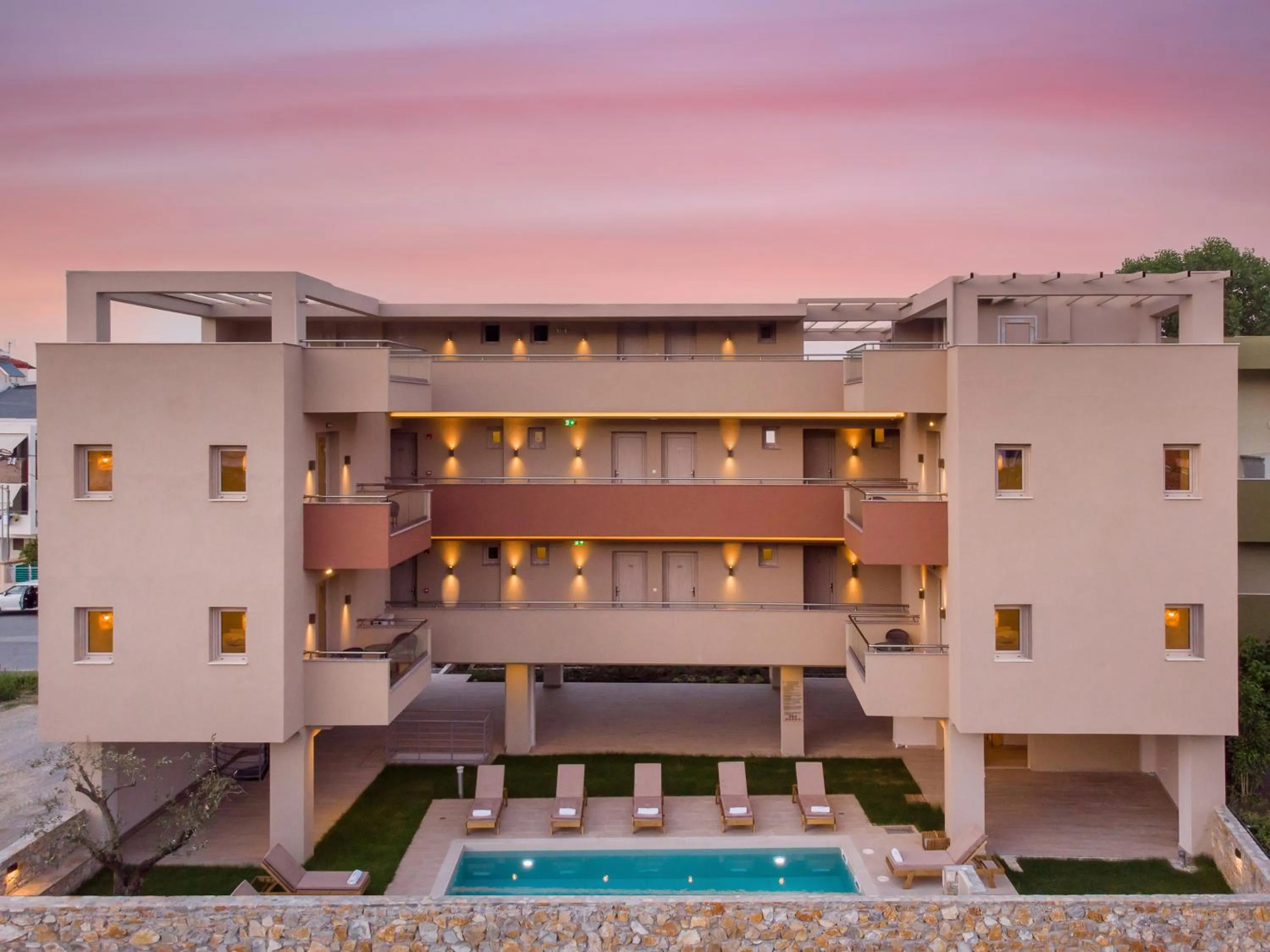 Property building in Makris Luxury Rooms