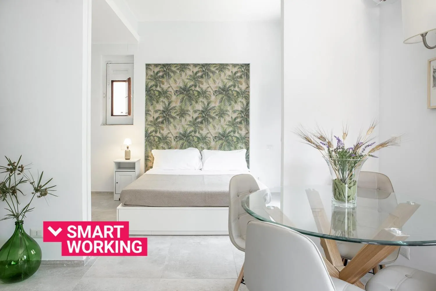 Bed in Euphorbia Apartment by Wonderful Italy