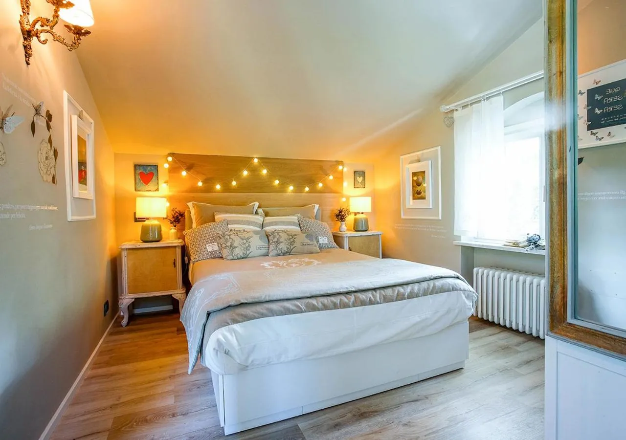 Bed in The Lake House