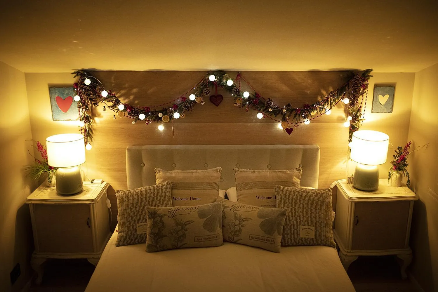 Decorative detail, Bed in The Lake House