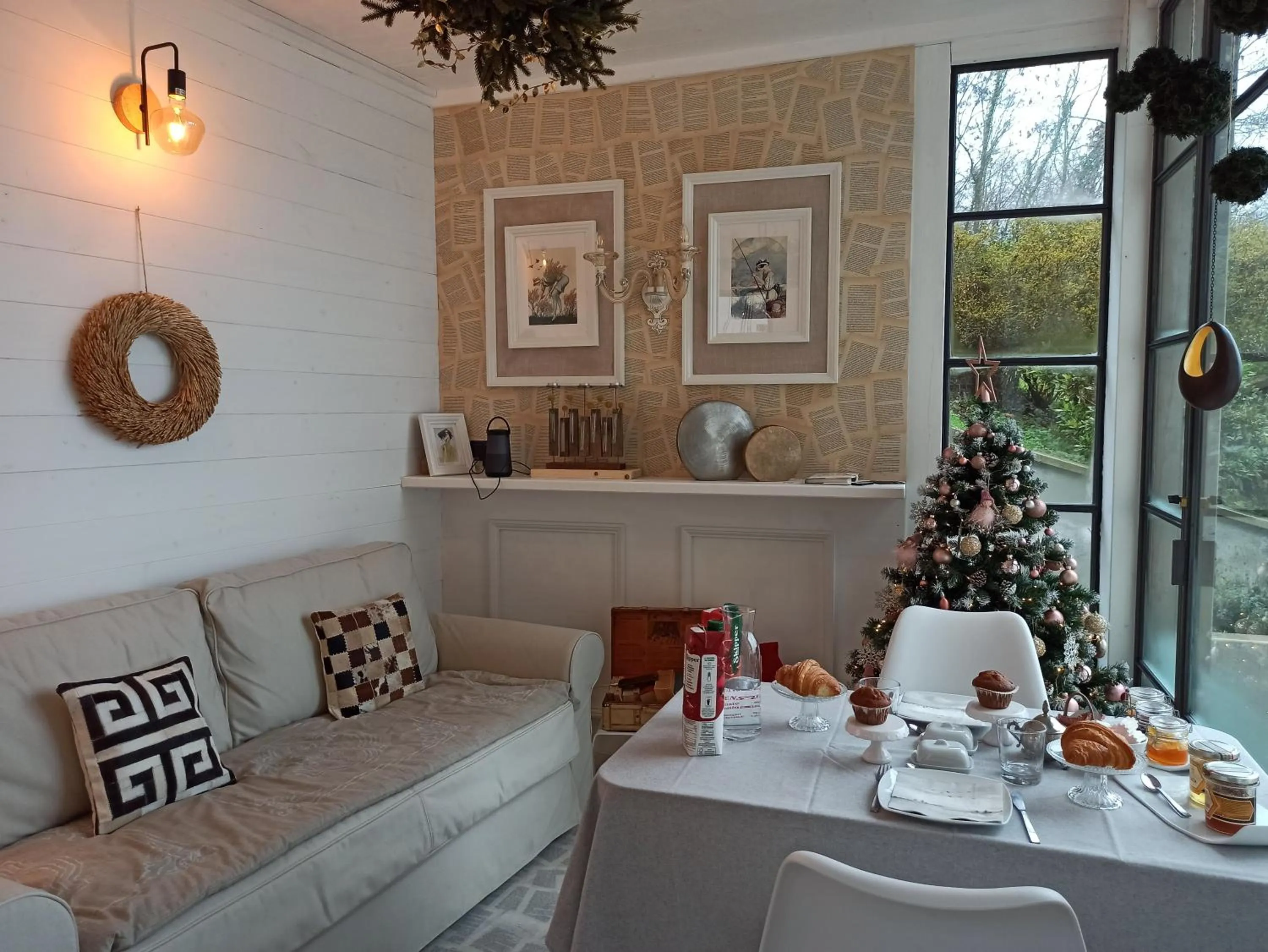Living room in The Lake House