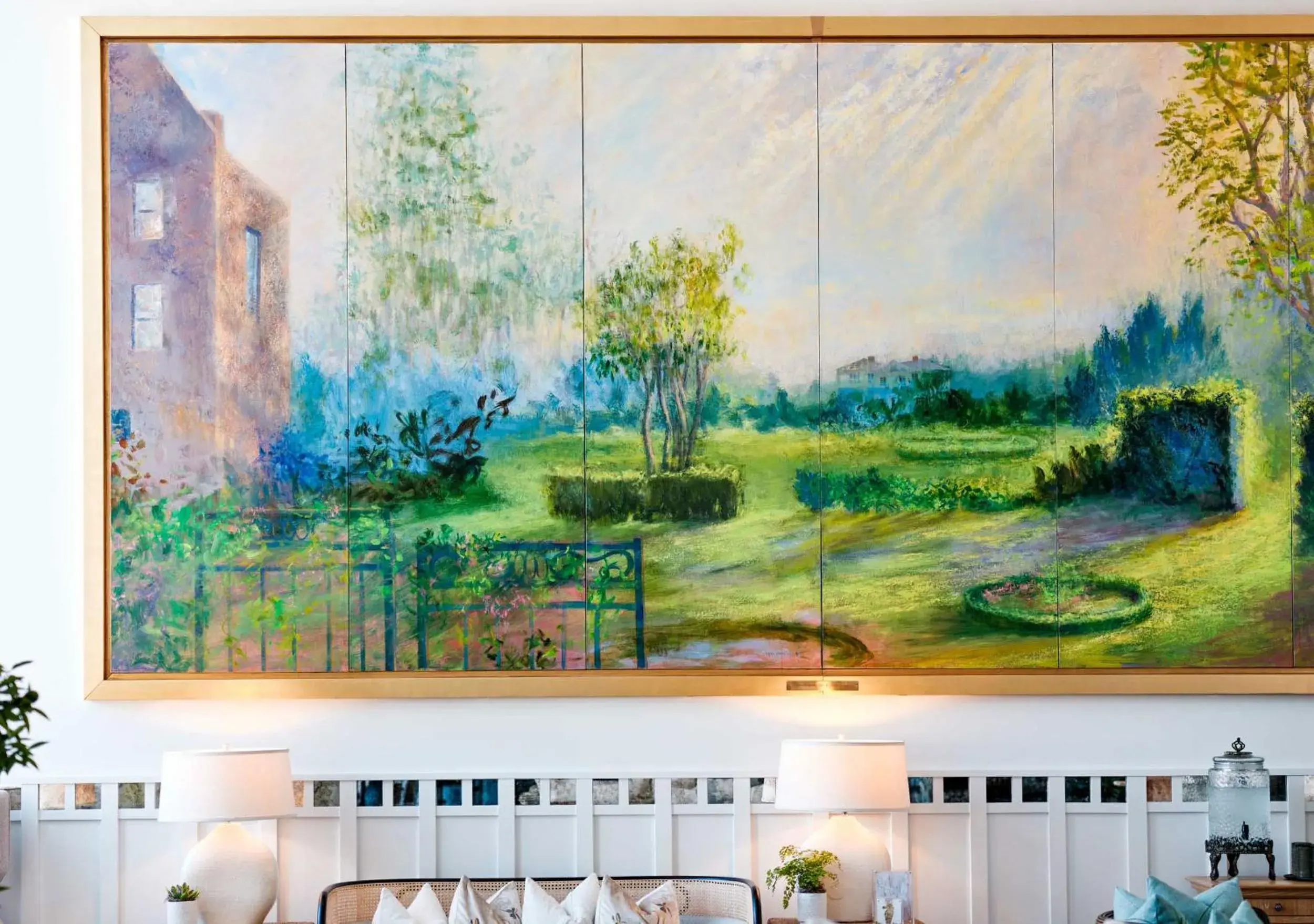 Lobby or reception in The Loutrel Lobby or reception in The Loutrel