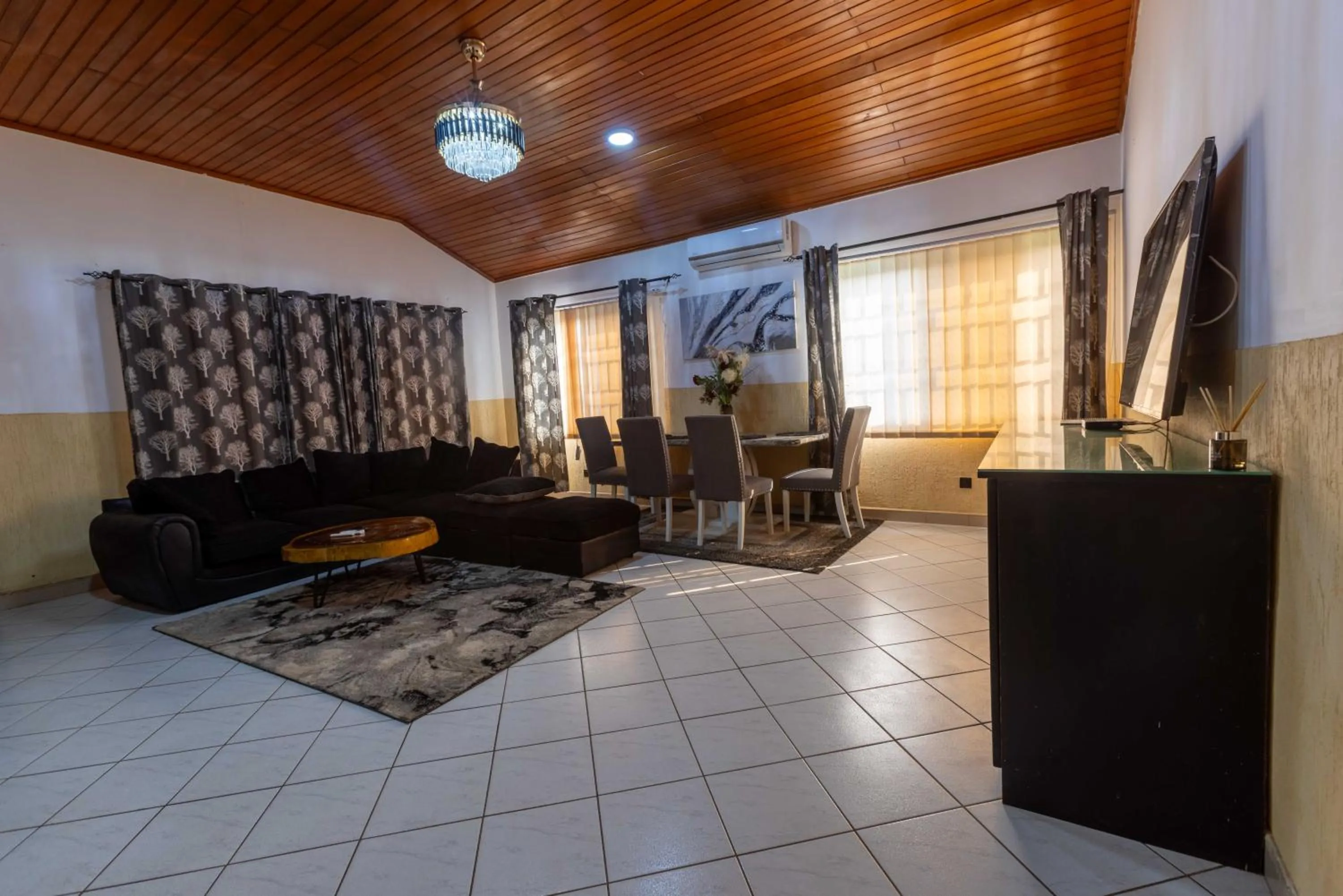 Seating area in The Cabyn Boutique Hotel