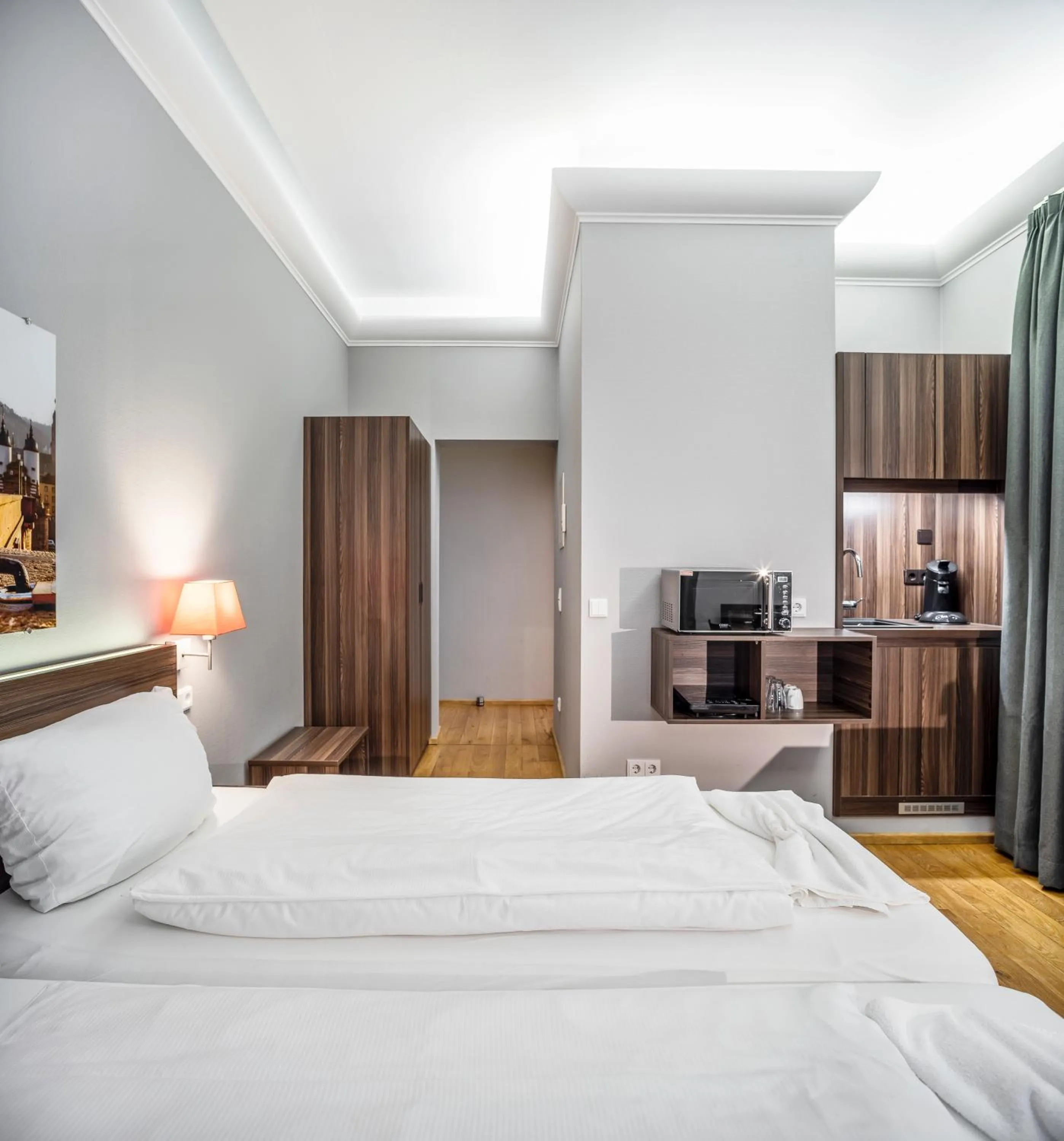 Bed in BoardingWorld Heidelberg