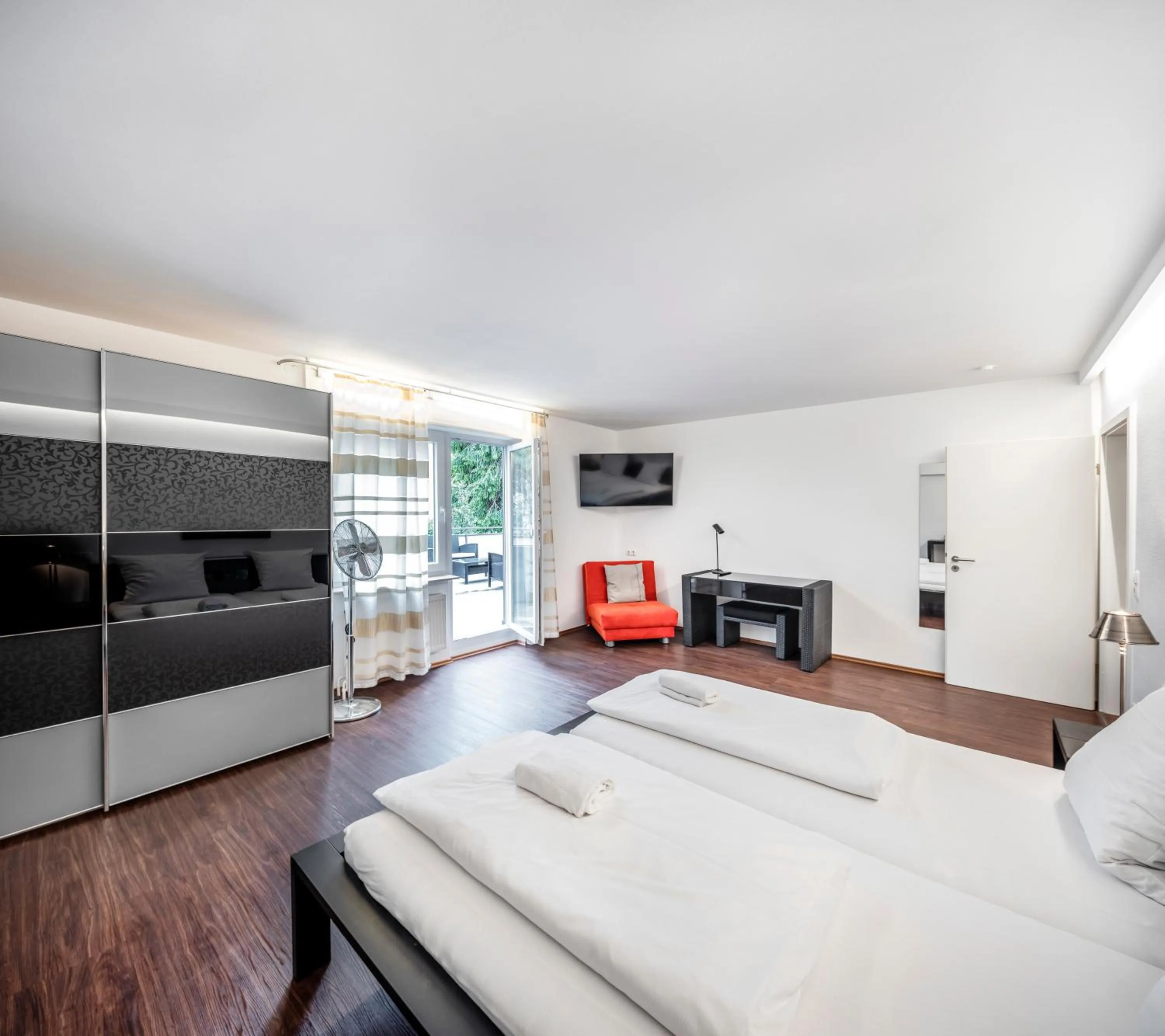 Bed in BoardingWorld Heidelberg