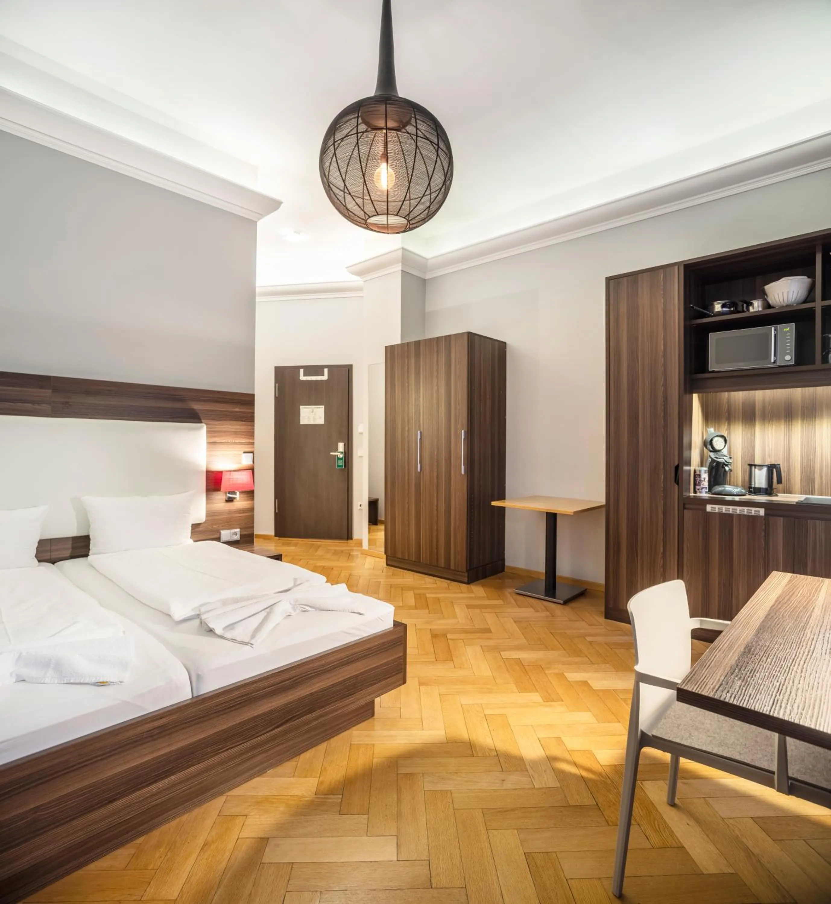 Bed in BoardingWorld Heidelberg