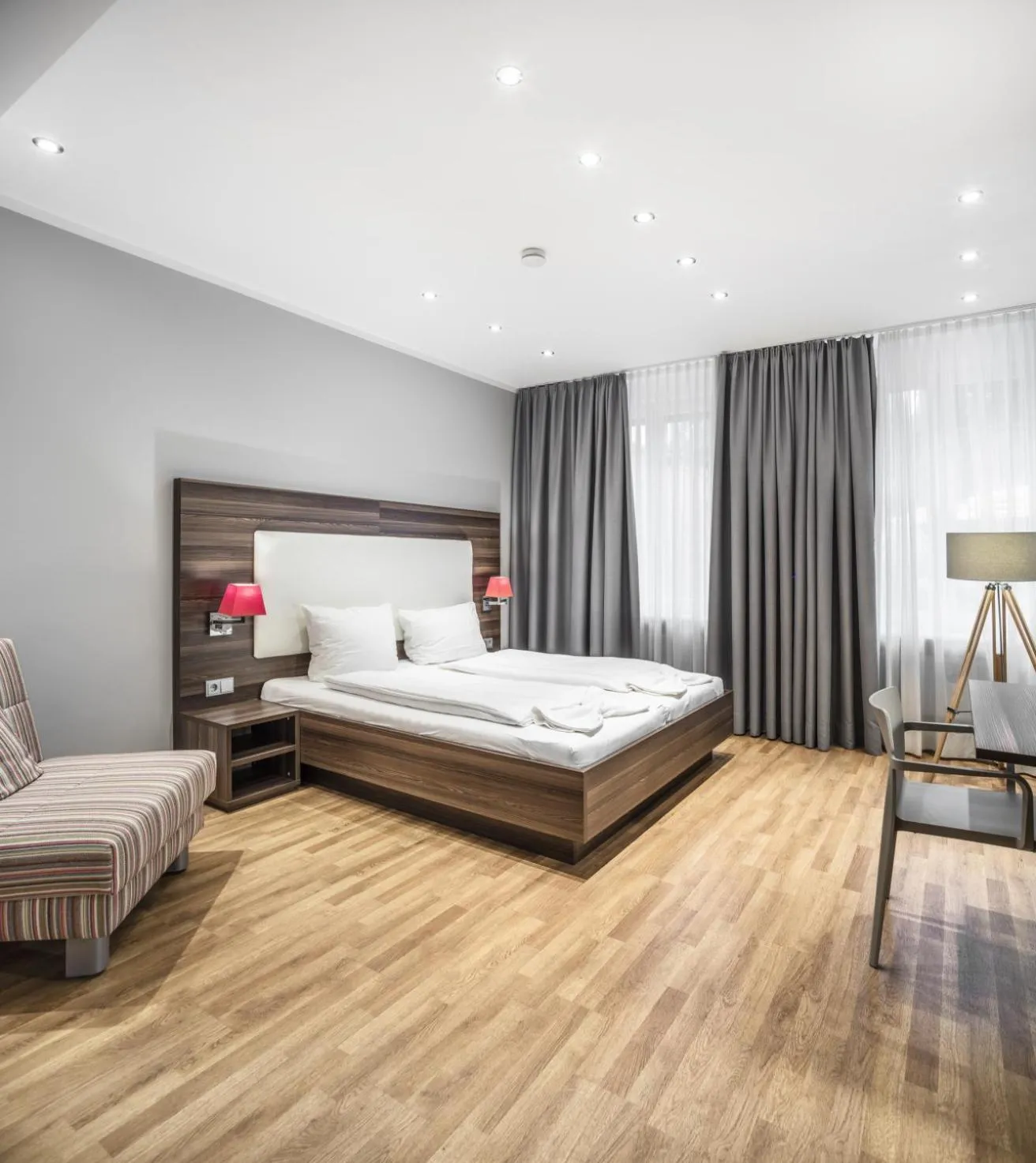 Bed in BoardingWorld Heidelberg