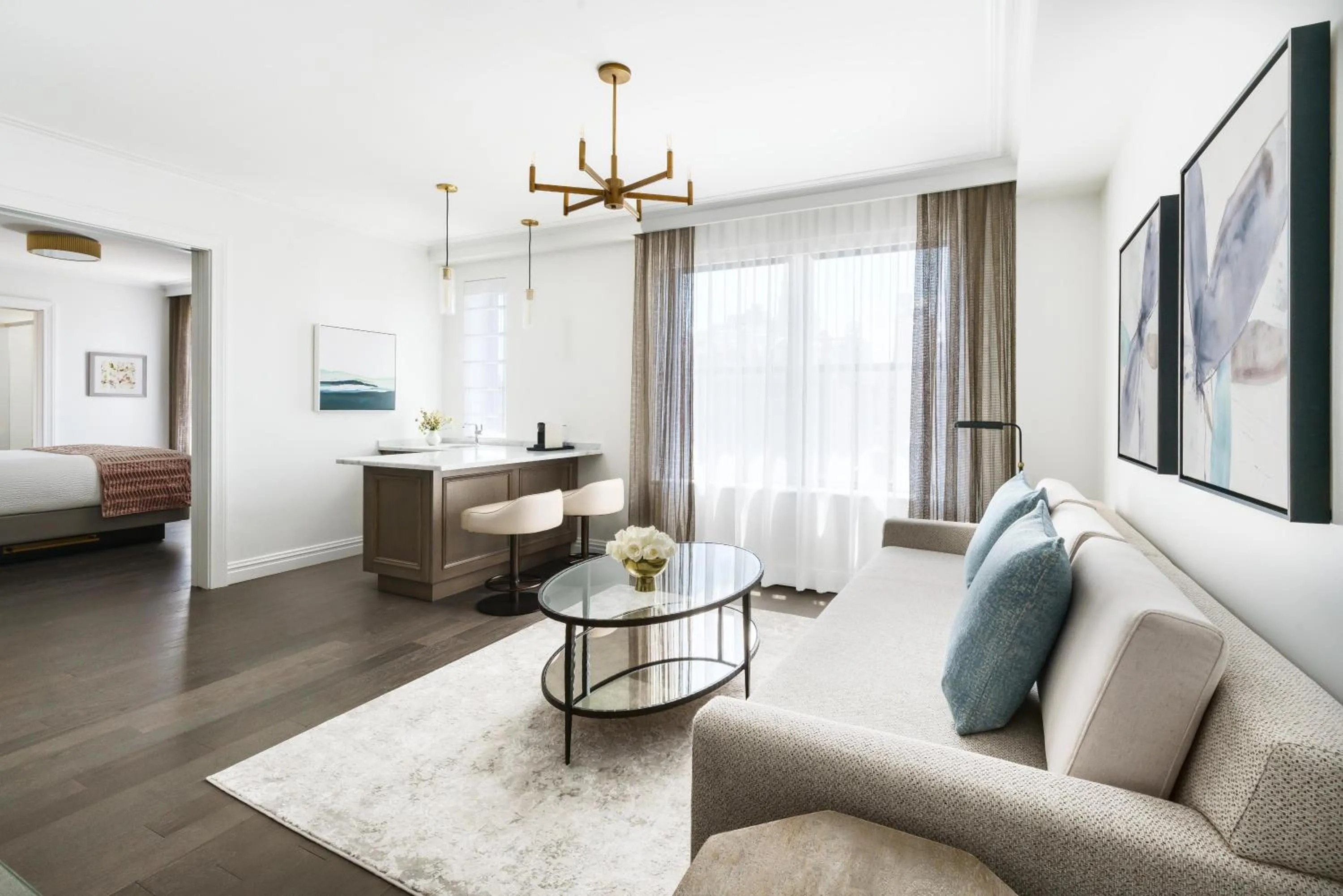 Living room in The Wallace Hotel