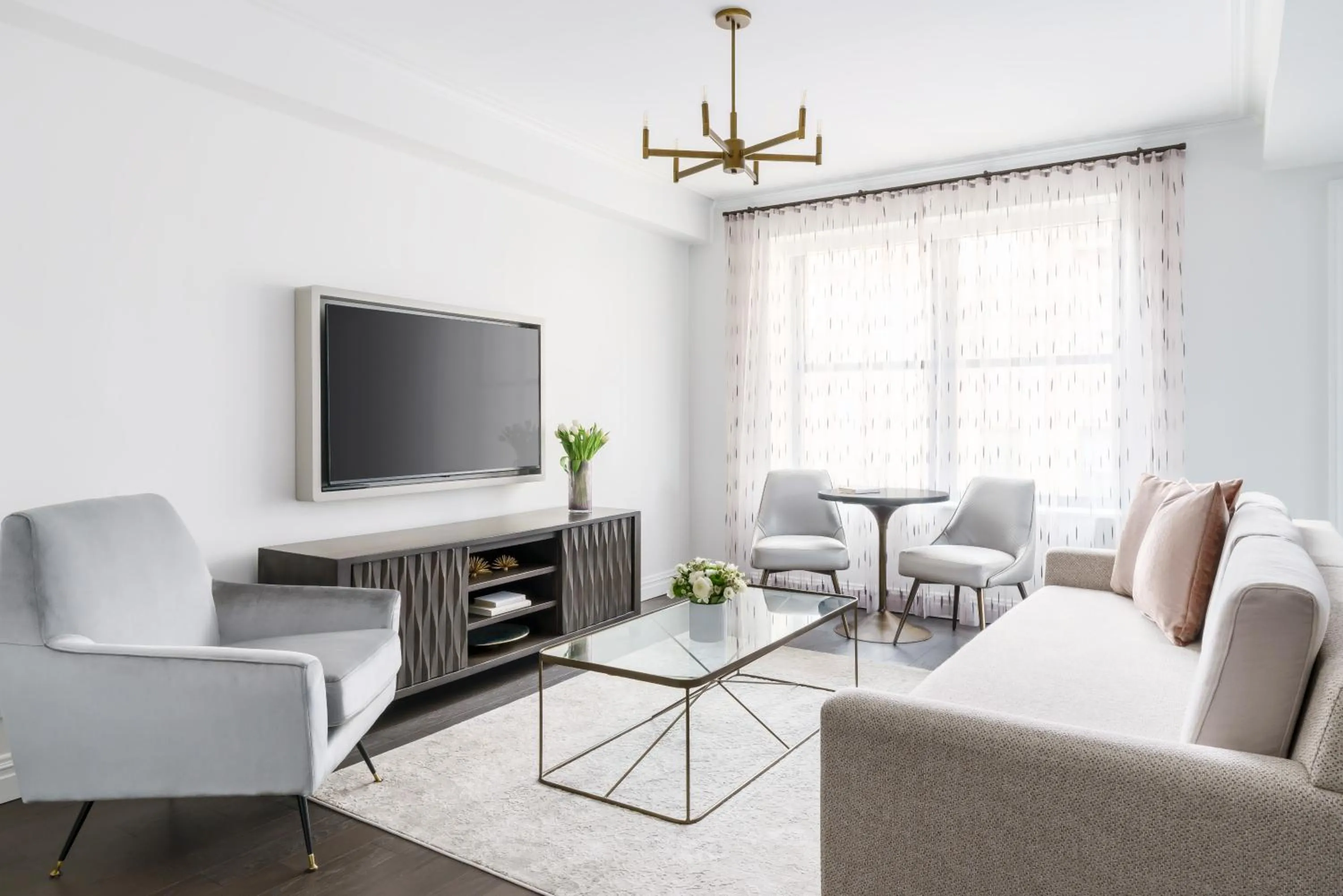 Living room in The Wallace Hotel