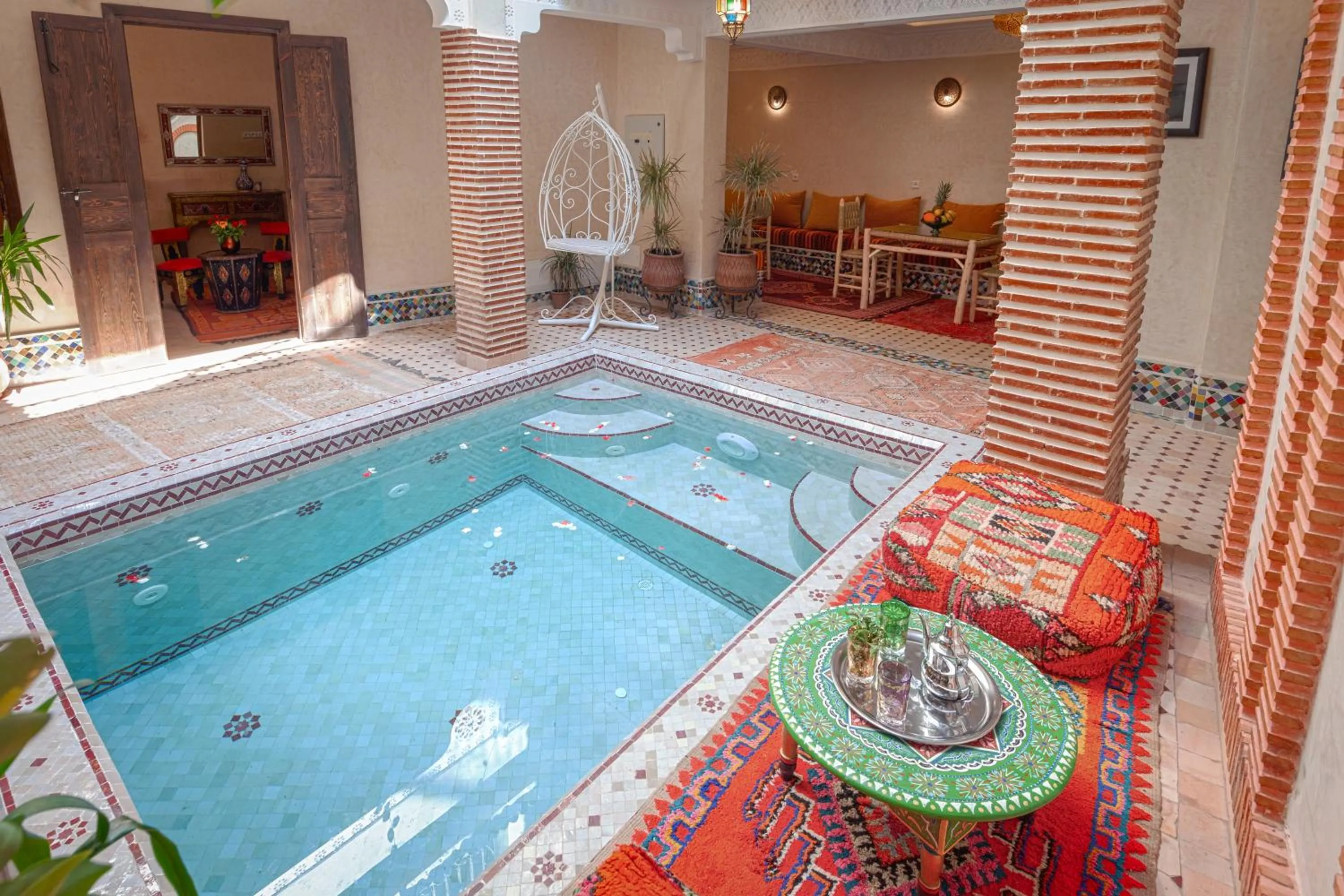 Pool view in Riad Salman