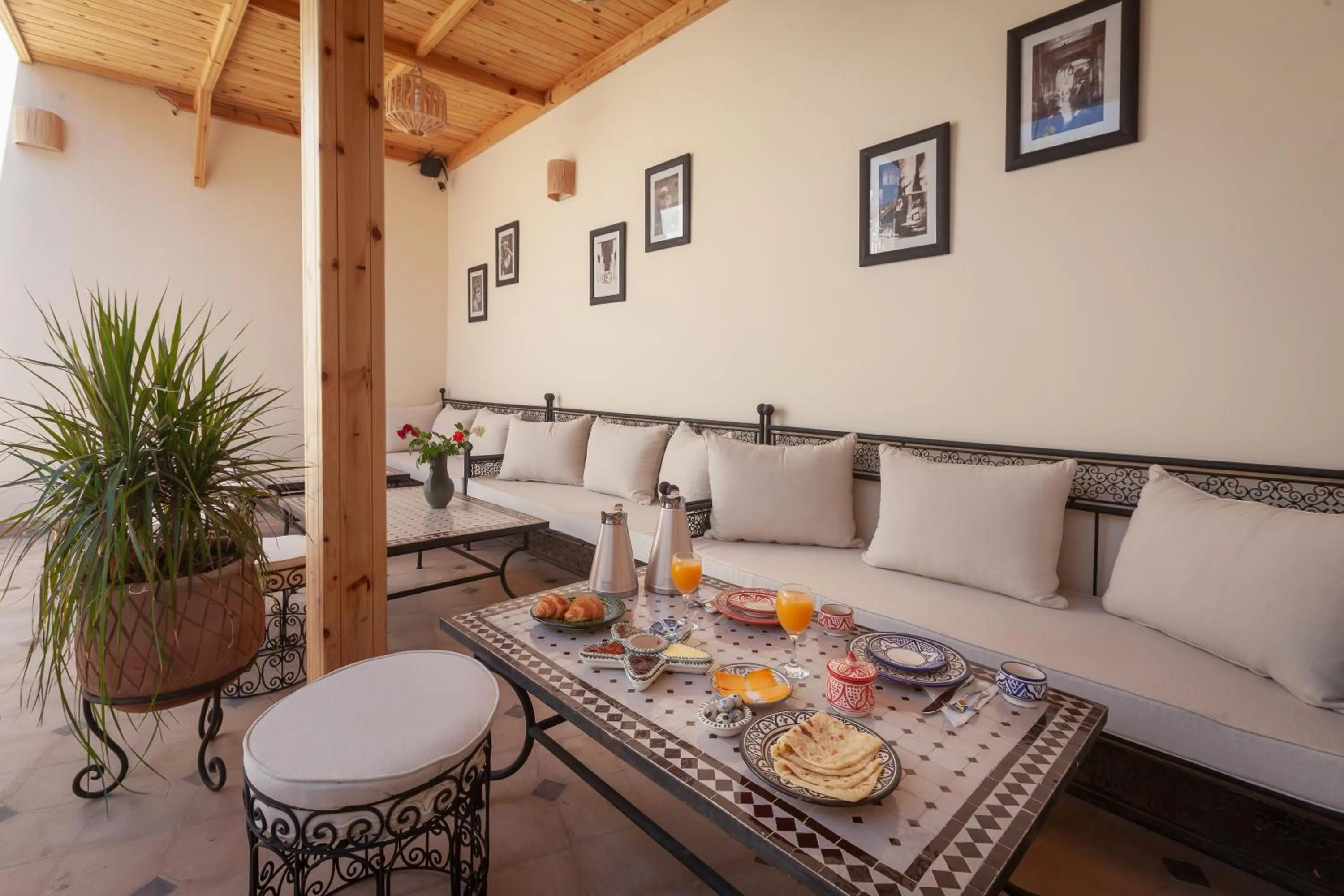 Patio in Riad Salman