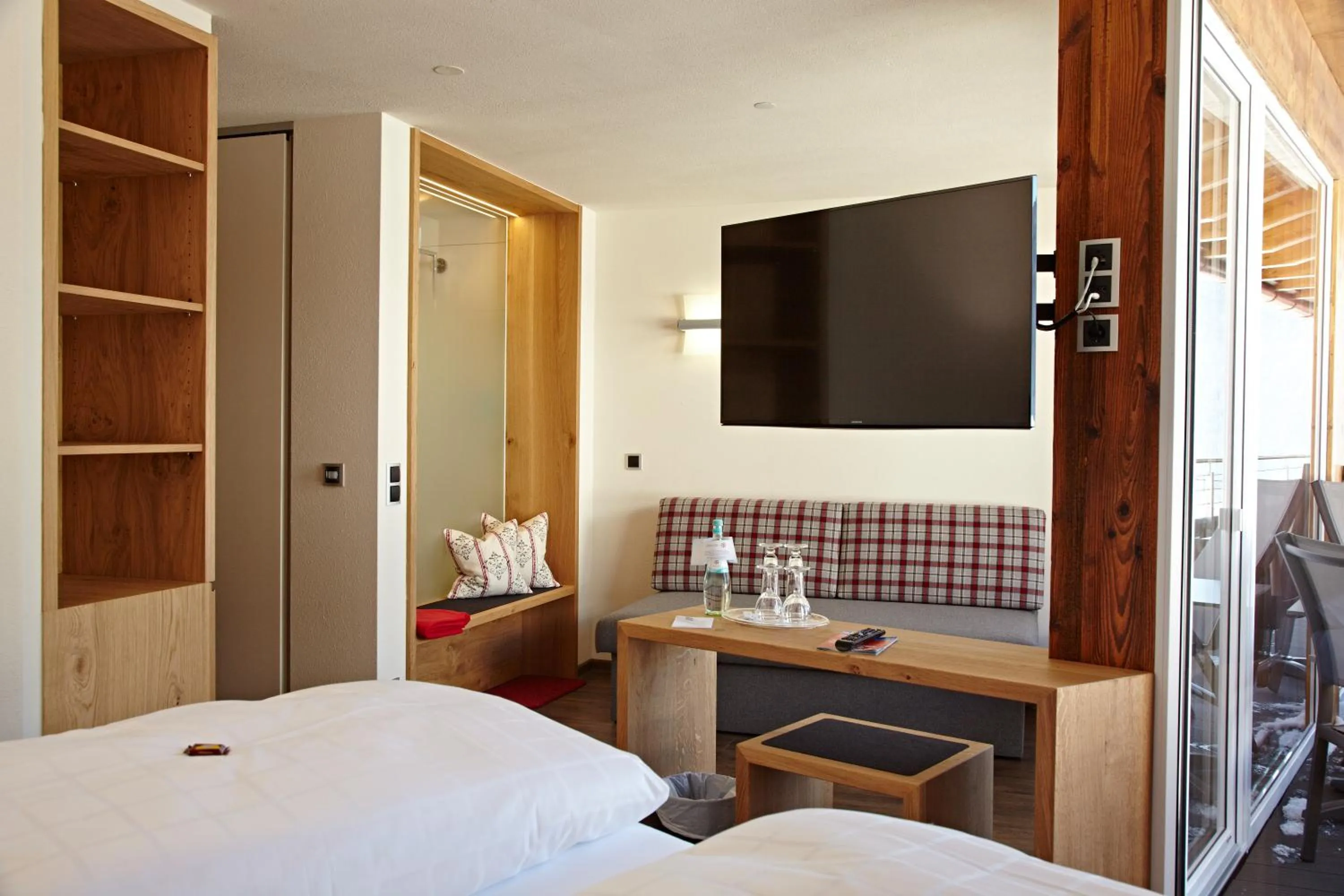 Photo of the whole room, Bed in Hotel garni Oberdorfer Stuben