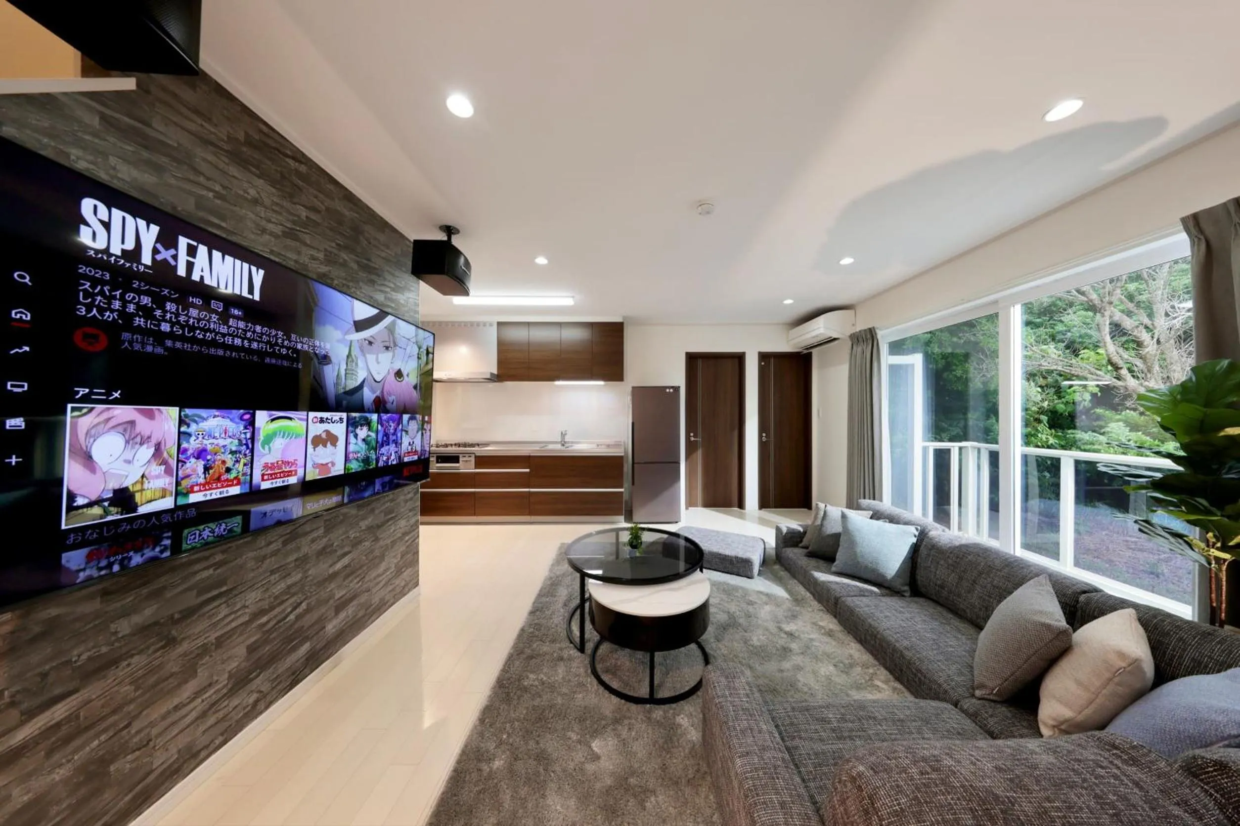 Living room in Crystal Besso Shirahama