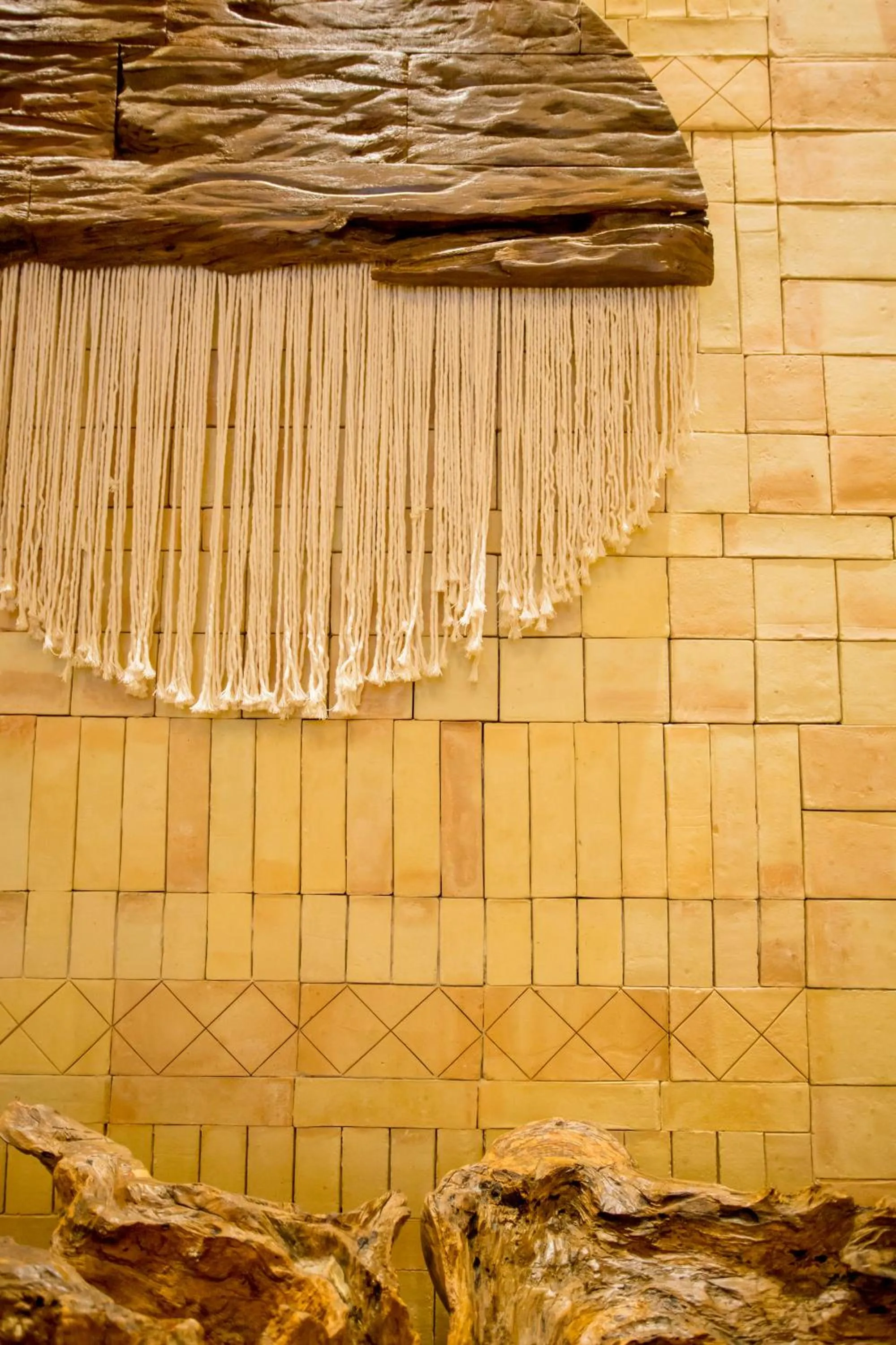 Decorative detail in Hotel Casa Bocana