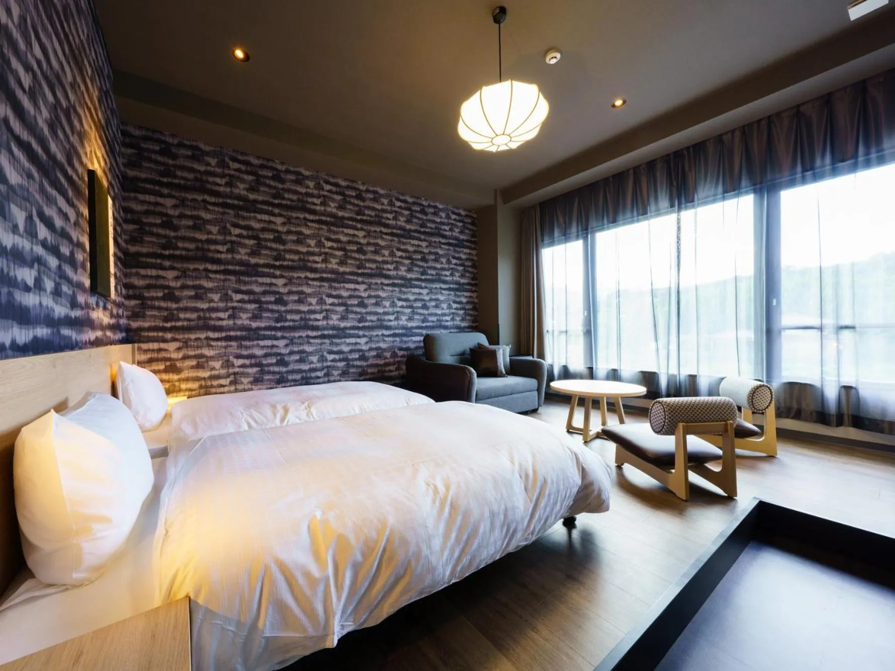 Bed in Grandvrio Hotel Beppuwan Wakura - ROUTE INN HOTELS -