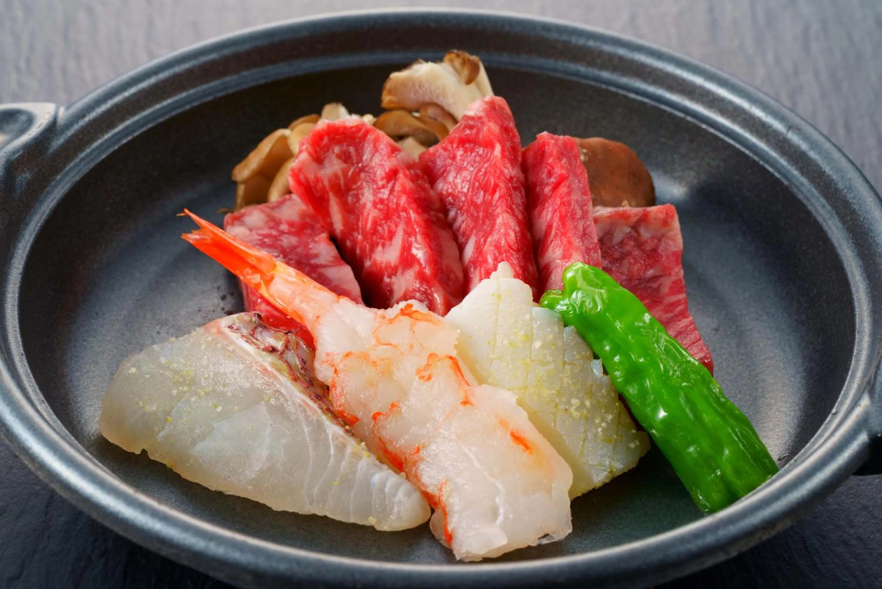 Dinner in Grandvrio Hotel Beppuwan Wakura - ROUTE INN HOTELS -