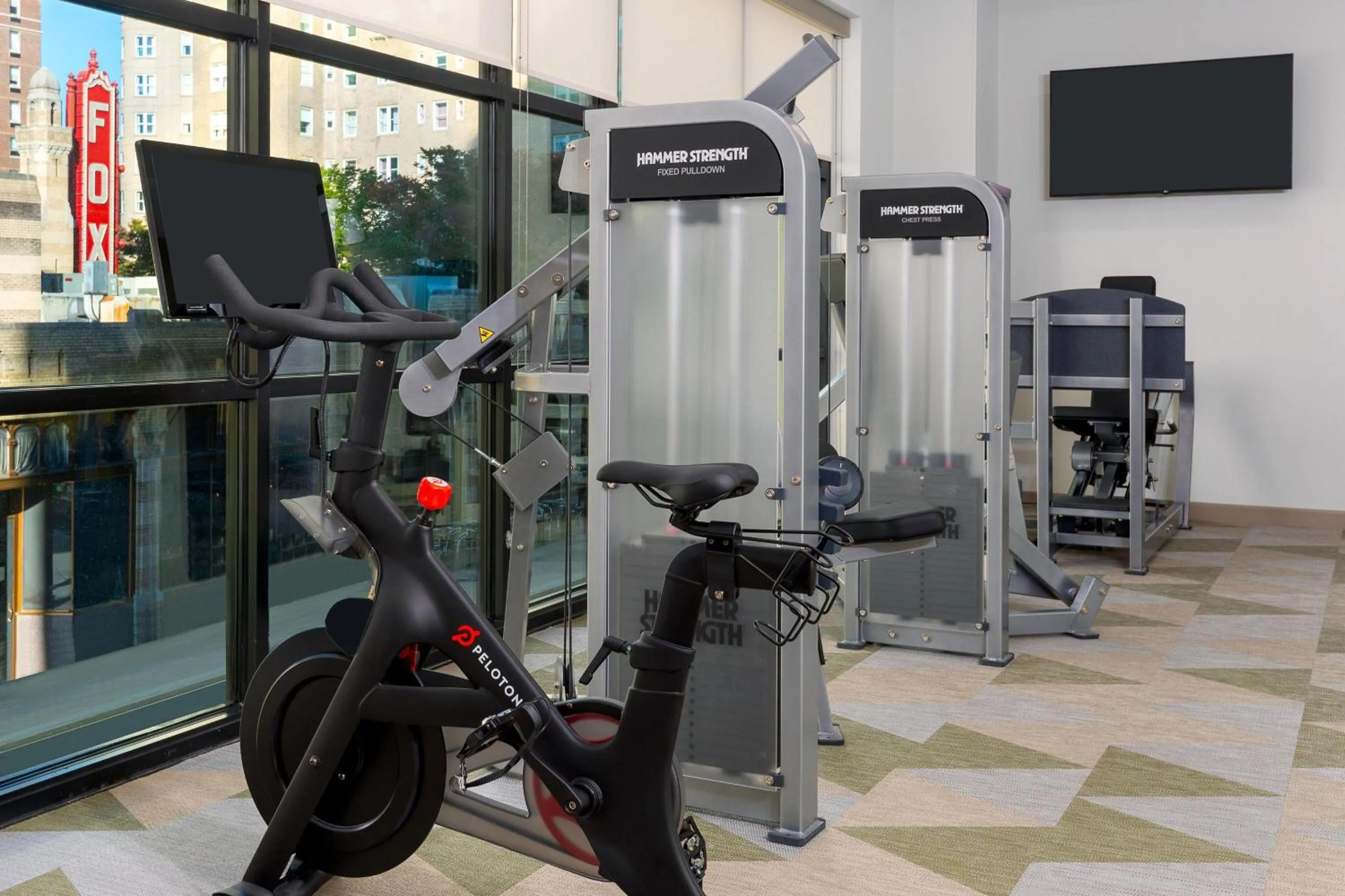 Fitness centre/facilities in Courtyard by Marriott Atlanta Midtown