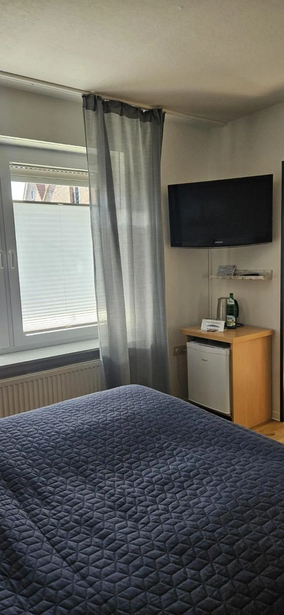 TV and multimedia, Bed in Hotel Am Deich