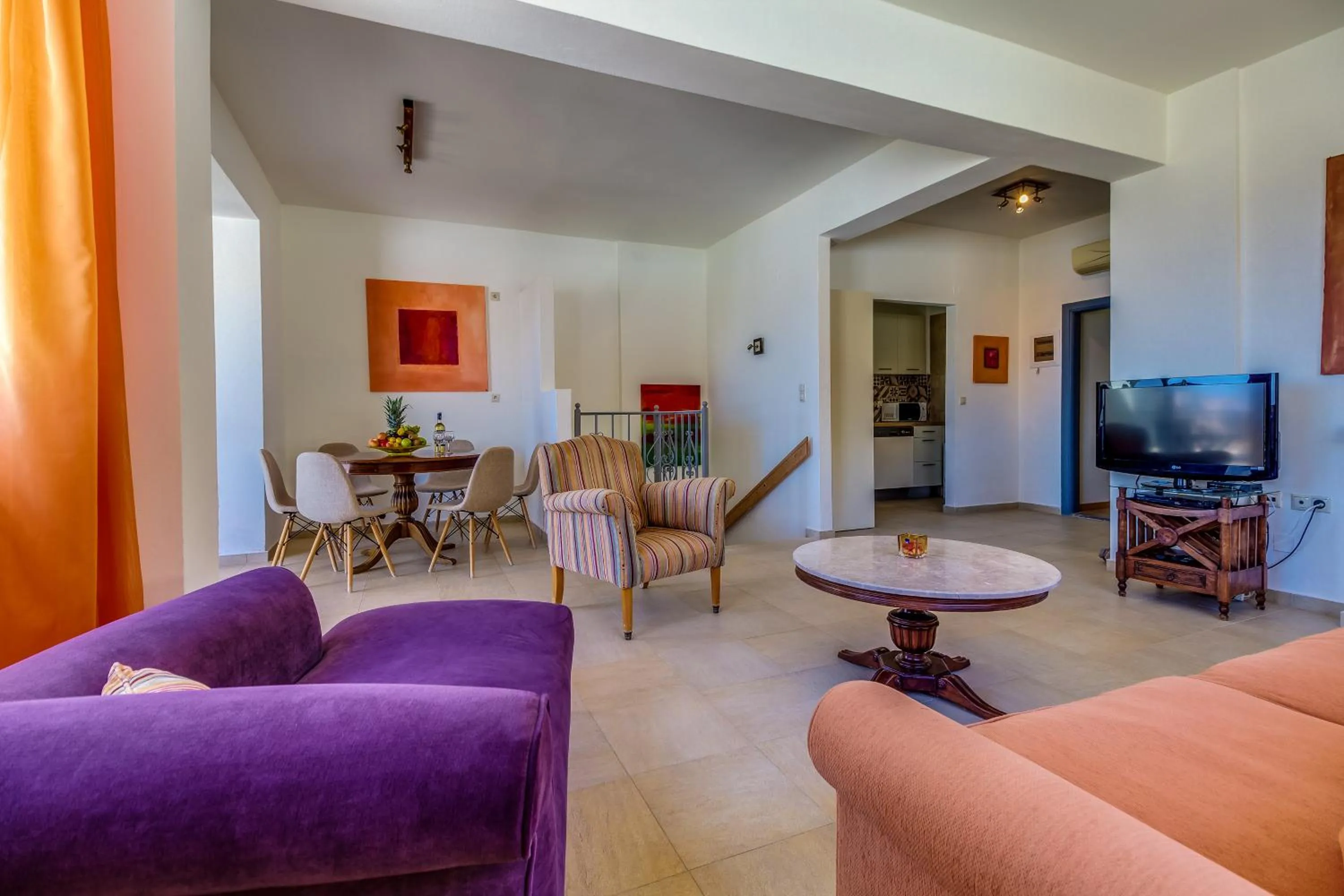 Living room in Istron Collection Villas