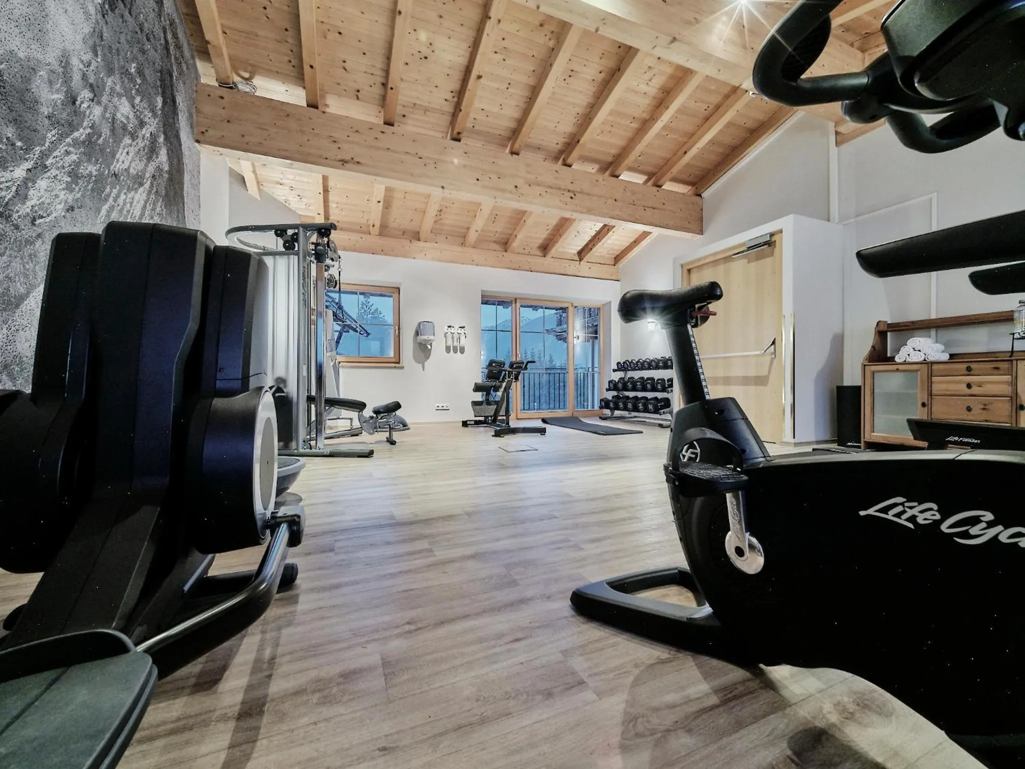 Fitness centre/facilities in Hotel Mariasteinerhof