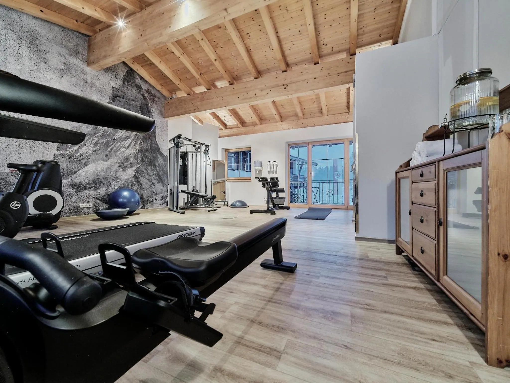 Fitness centre/facilities in Hotel Mariasteinerhof