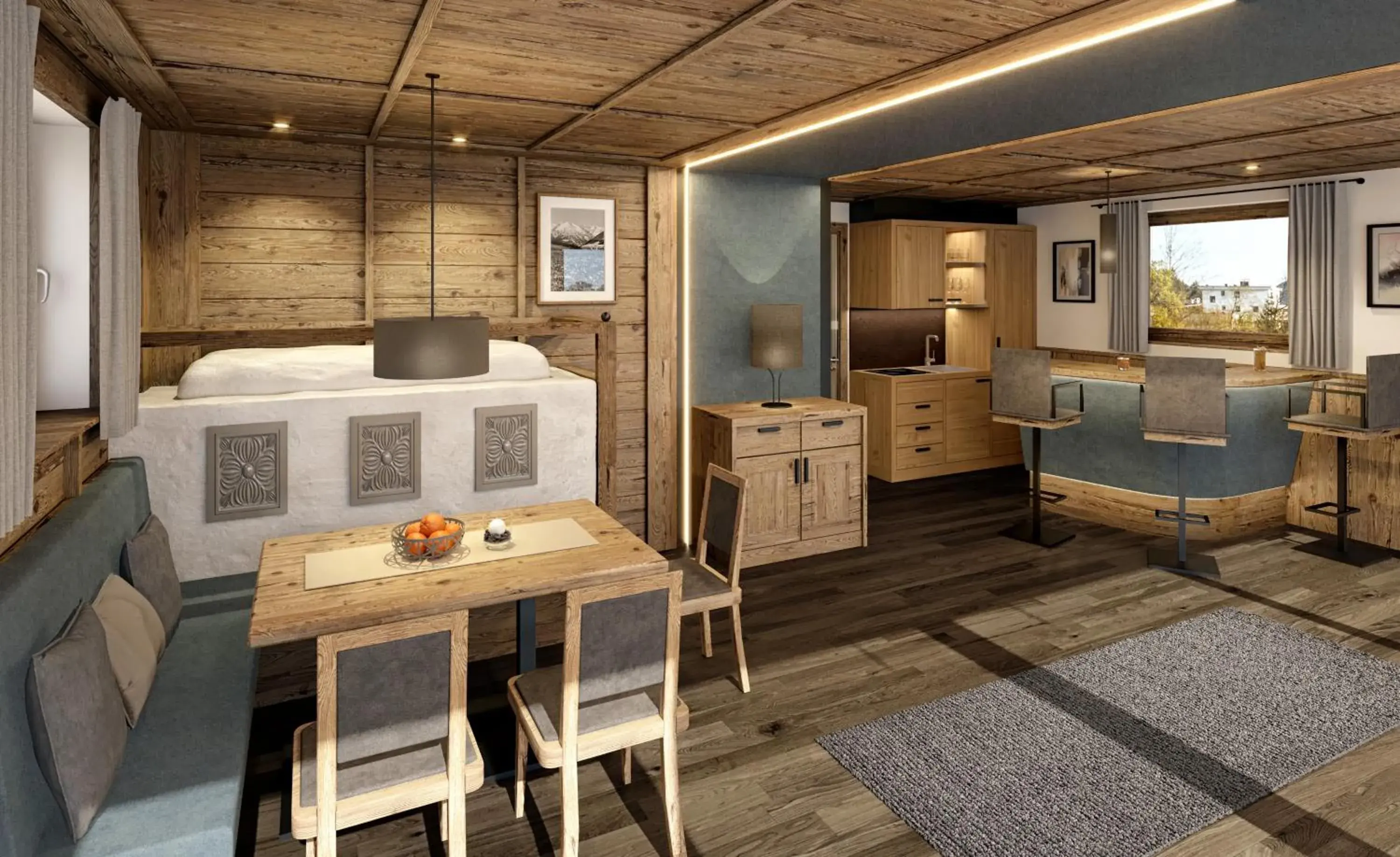 Living room in Hotel Mariasteinerhof Living room in Hotel Mariasteinerhof