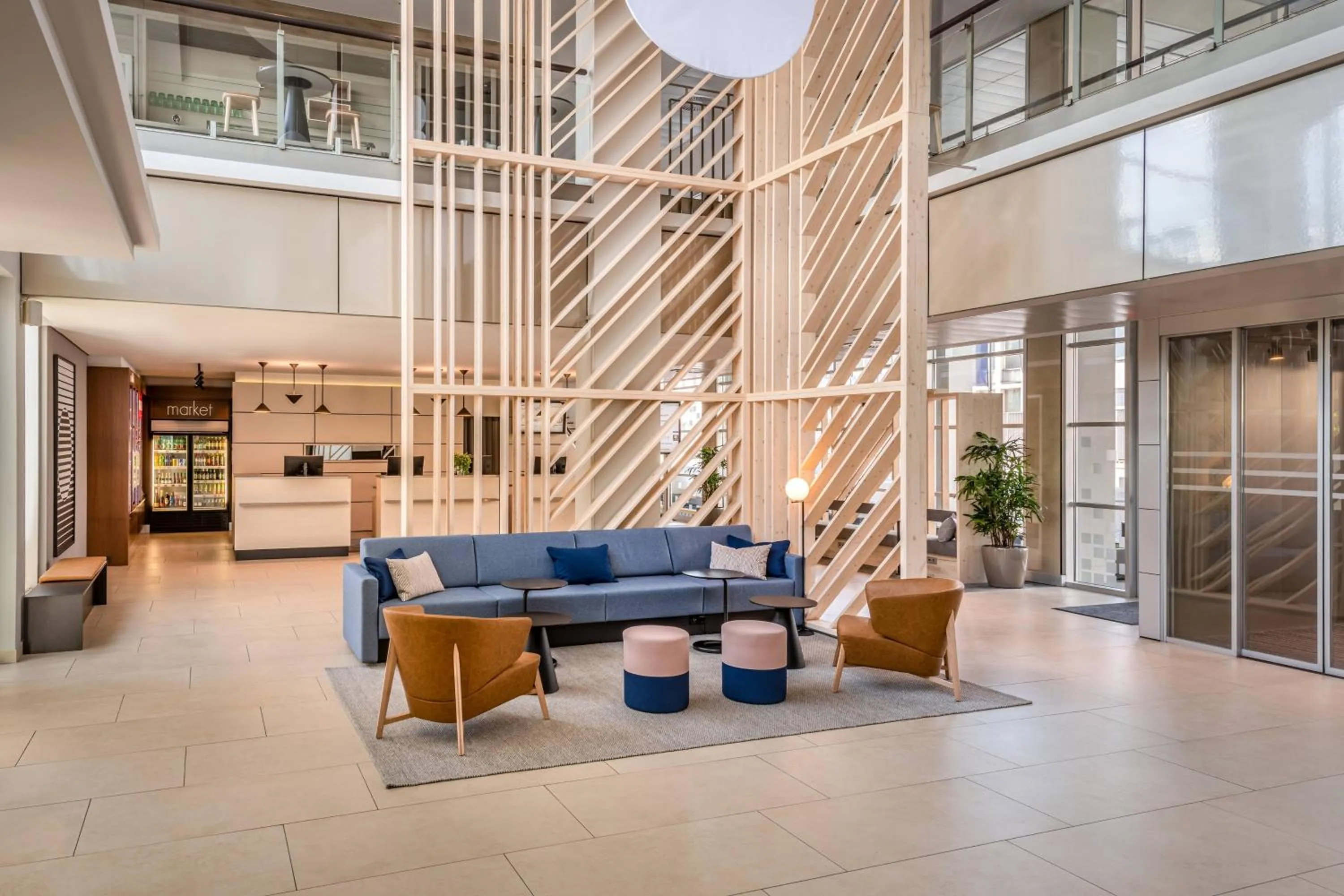 Lobby or reception in Courtyard by Marriott Linz
