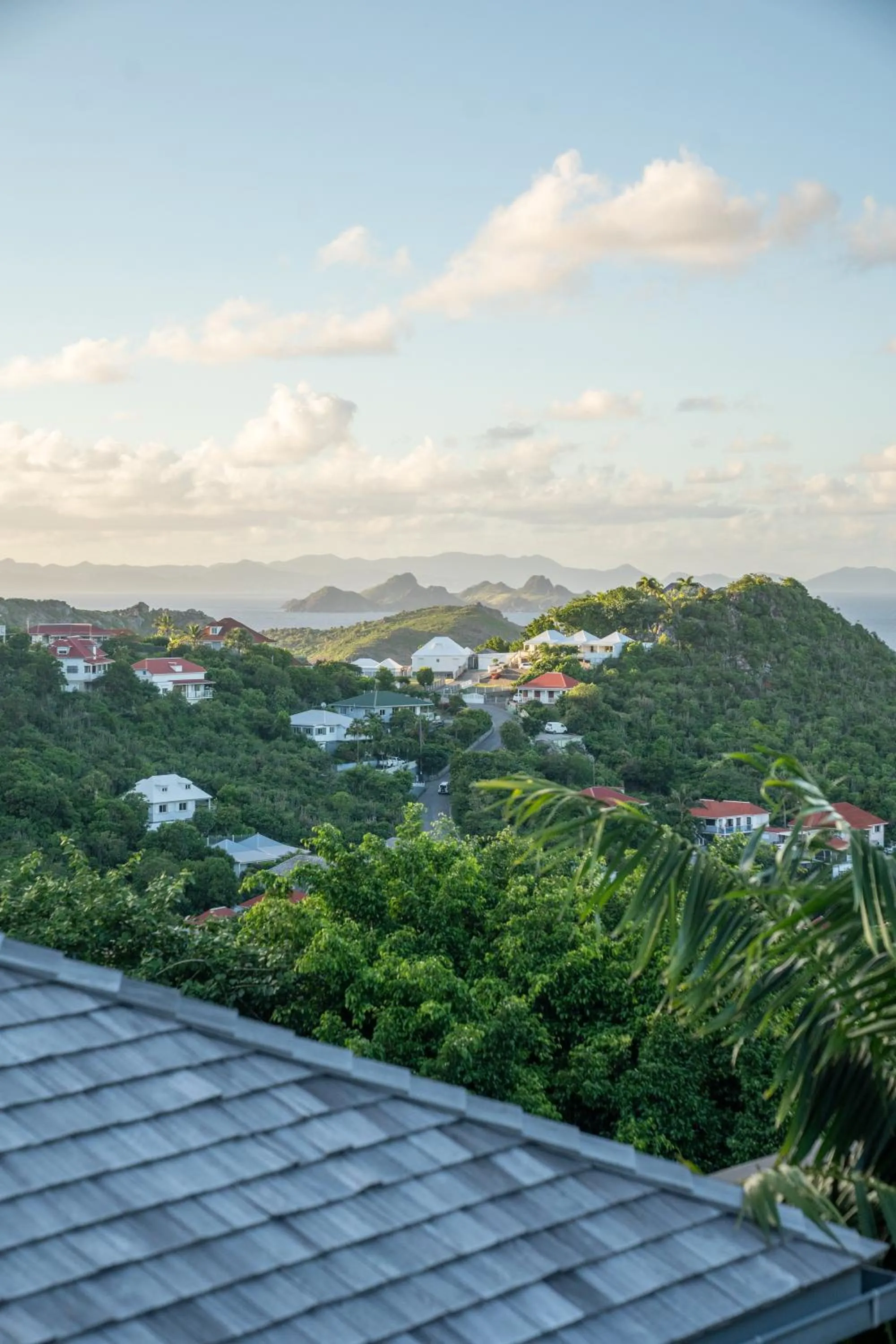 Bird's eye view in Rêve de Saint Barth - Vue Mer - Piscine Chauffée & Jacuzzi