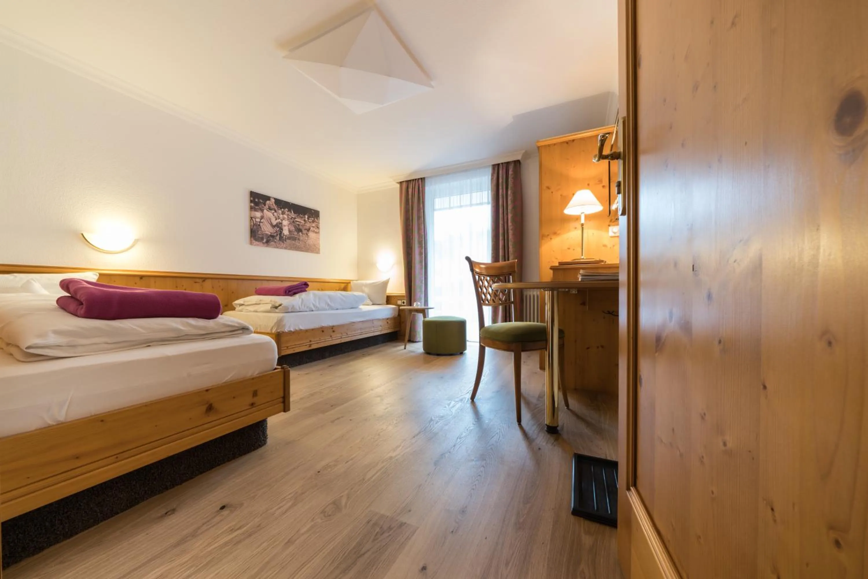 Bed in Naturparkhotel Adler