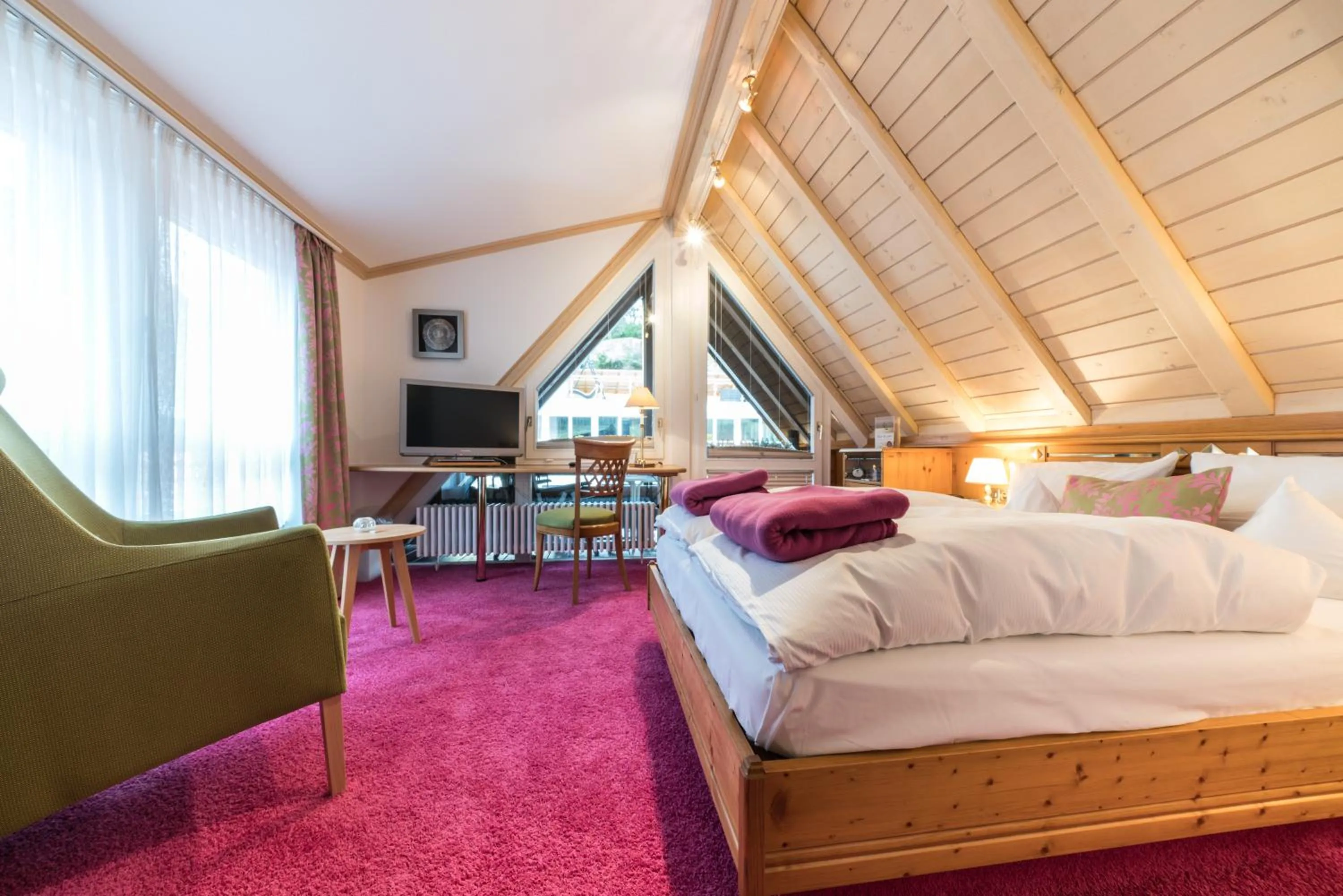 Bed in Naturparkhotel Adler