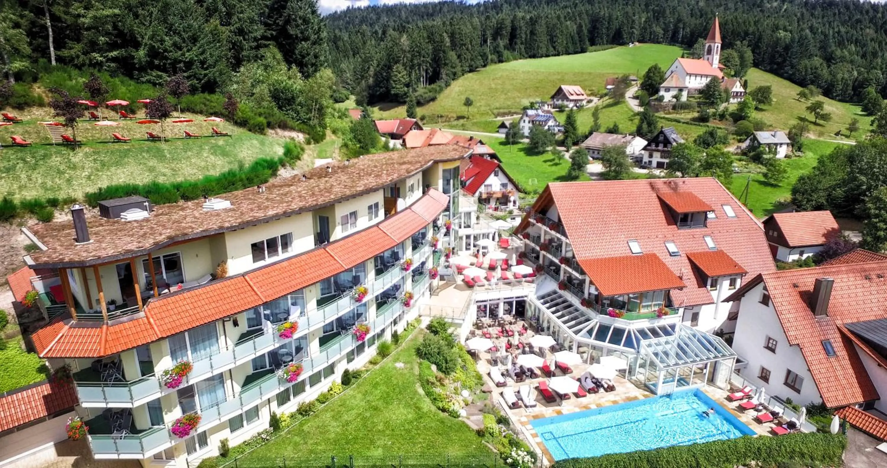 Bird's eye view in Naturparkhotel Adler